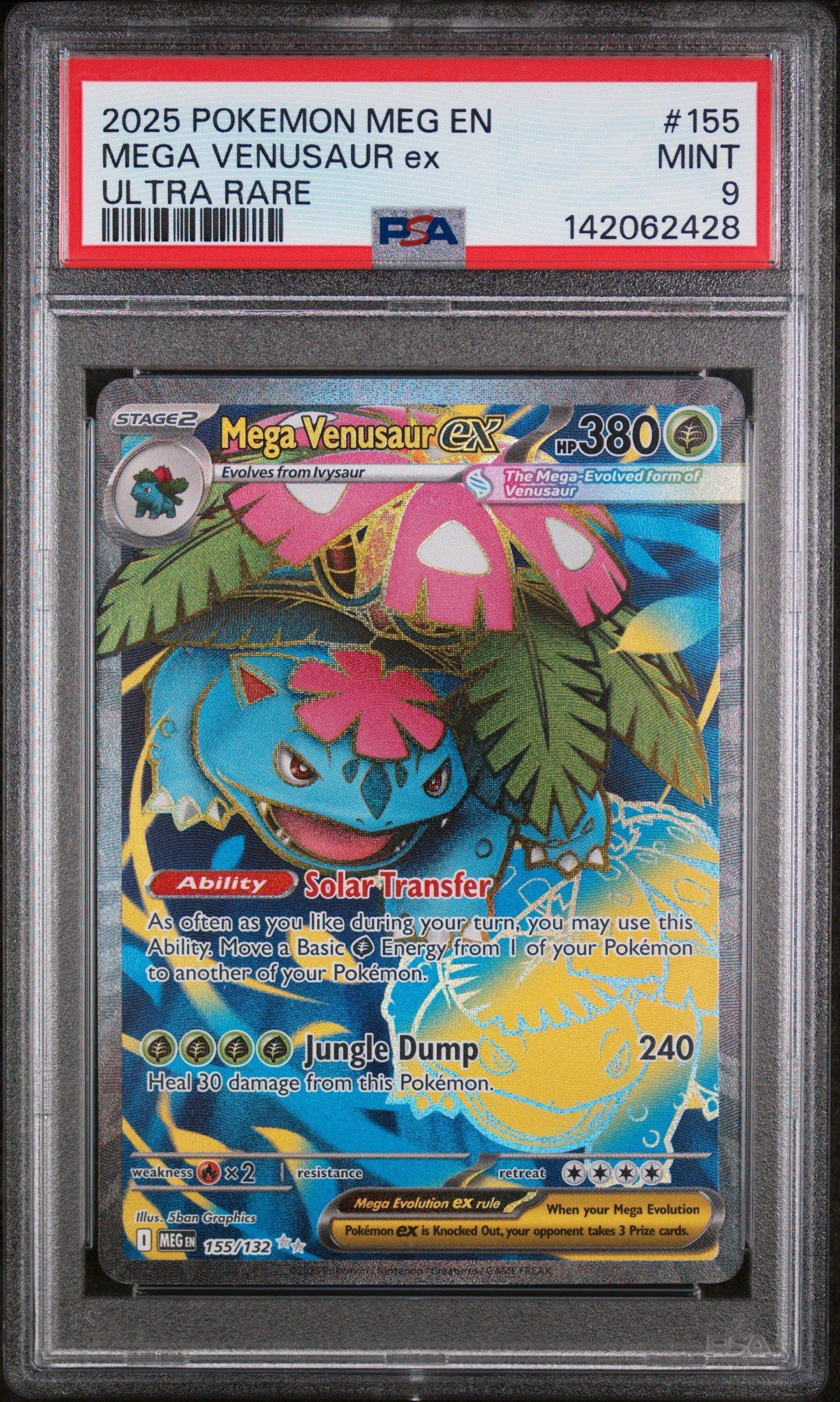 2025 Pokemon Meg En-mega Evolution 155 Mega Venusaur Ex Ultra Rare