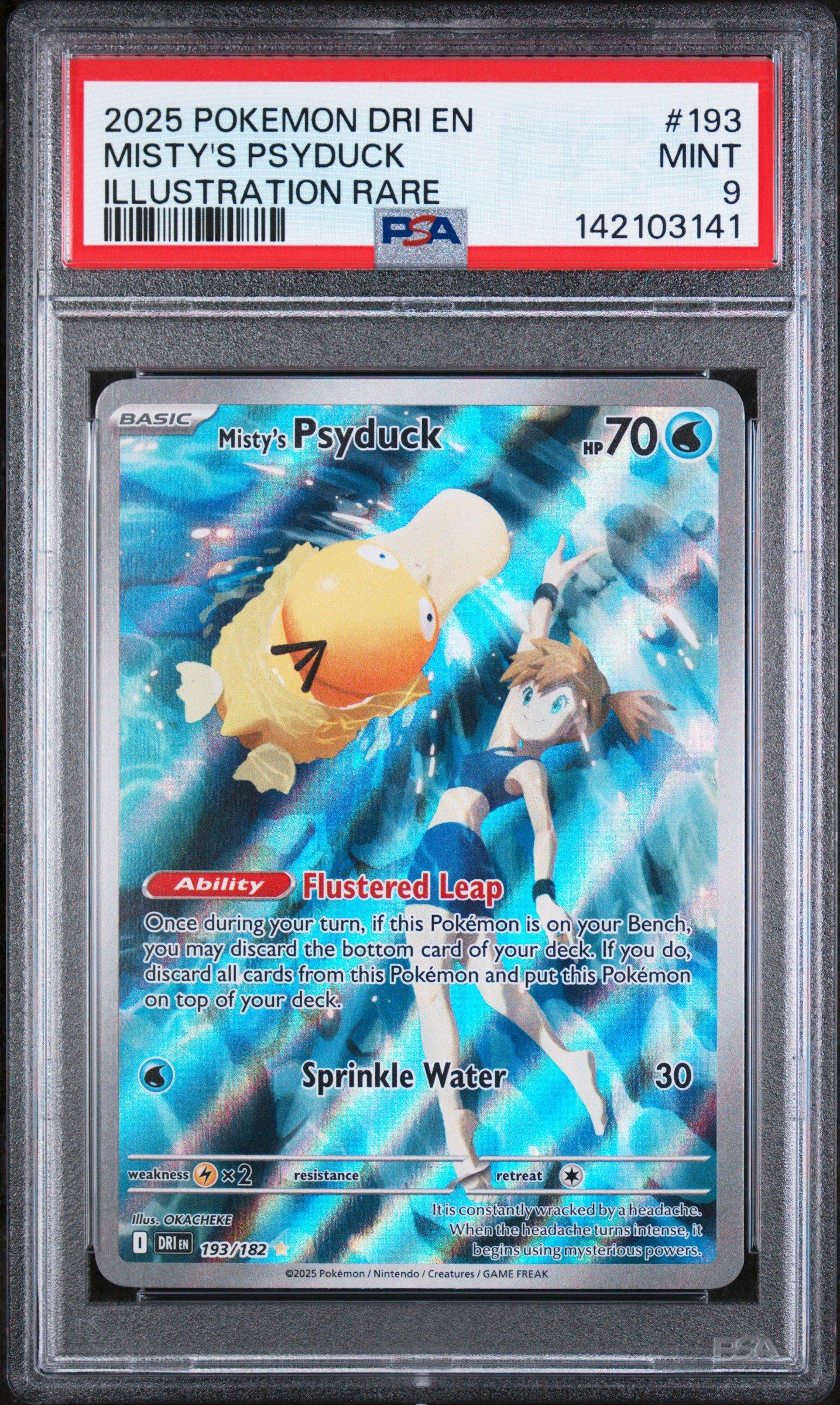 2025 Pokemon Dri En-destined Rivals 193 Misty's Psyduck