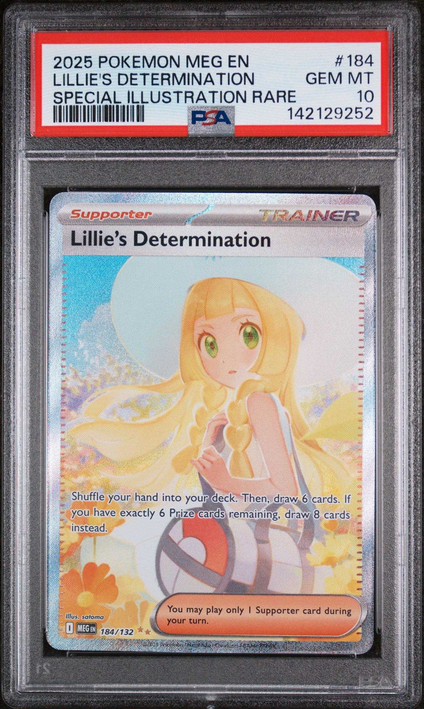 2025 Pokemon Meg En-mega Evolution 184 Lillie's Determination