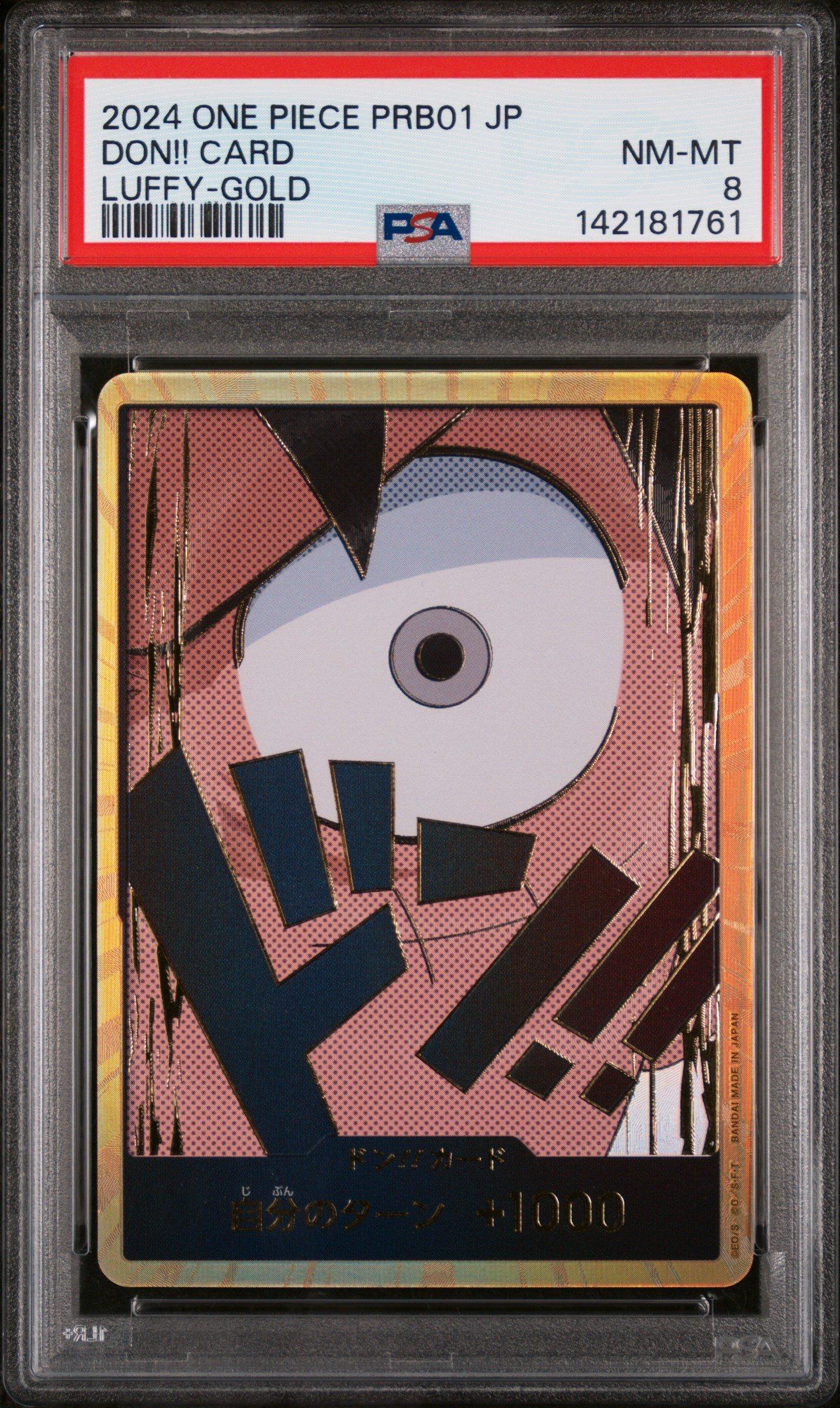 ワンピース カードゲーム 2024 ONE PIECE PRB01 JP DON!! CARD PSA9 2024 One Piece Japanese Prb01-premium Booster -one Piece Card The