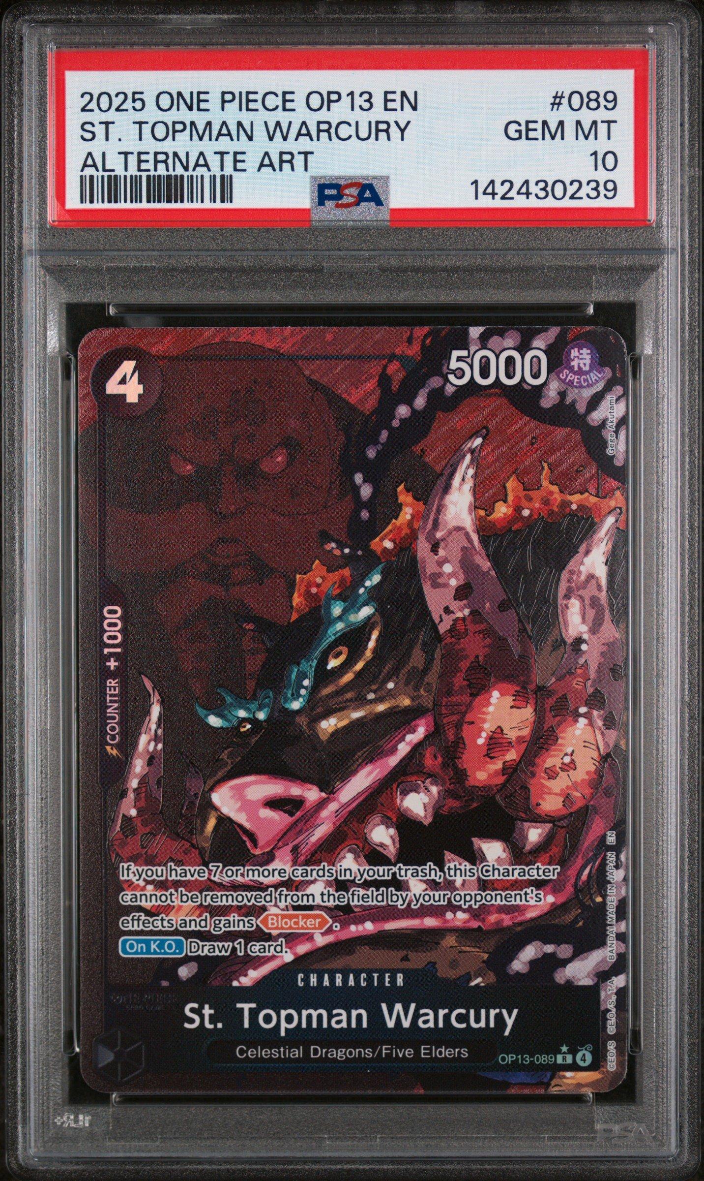 2025 One Piece Op13-carrying On His Will 089 St. Topman Warcury