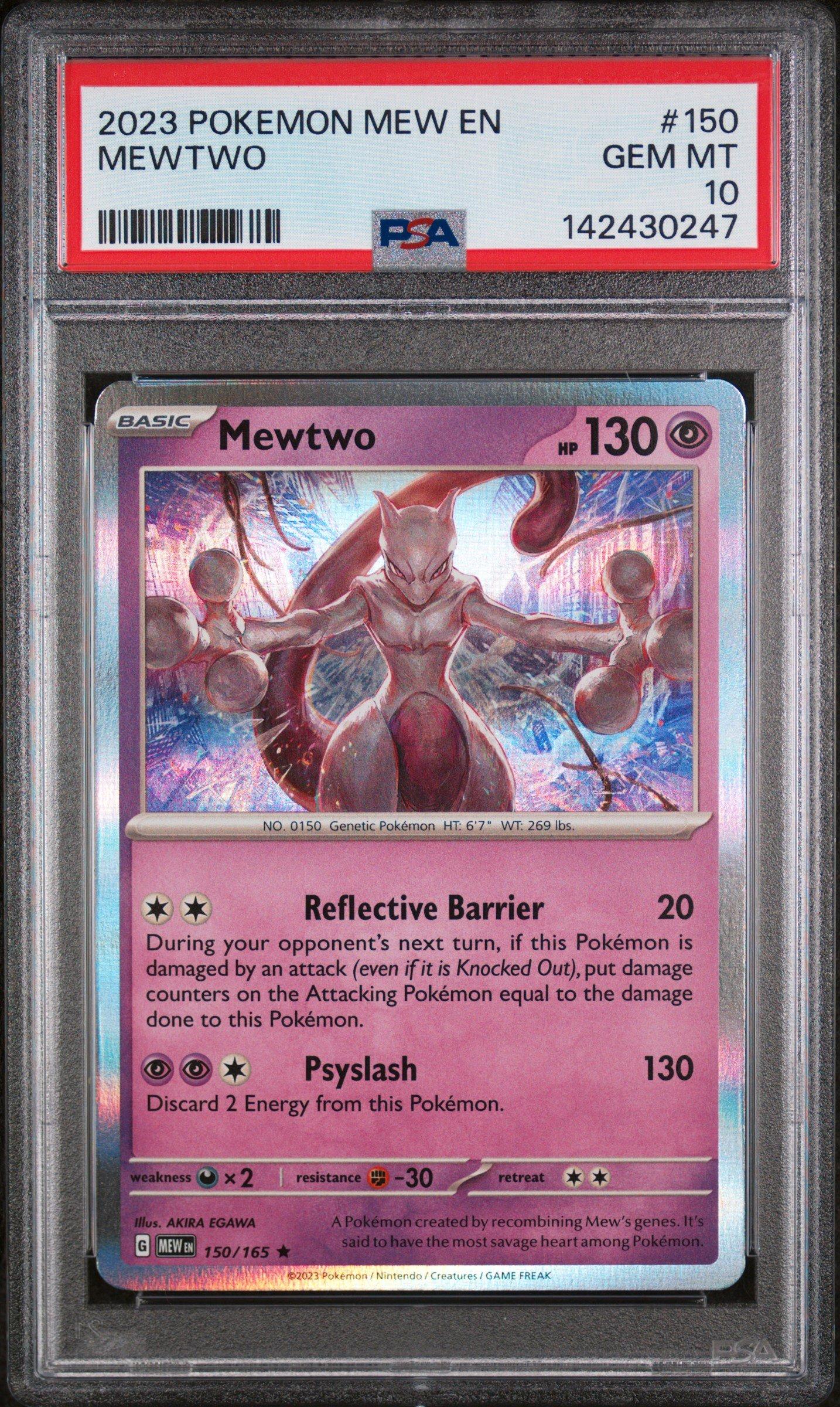2023 Pokemon Mew En-151 150 Mewtwo PSA 10 Graded Card | GameStop