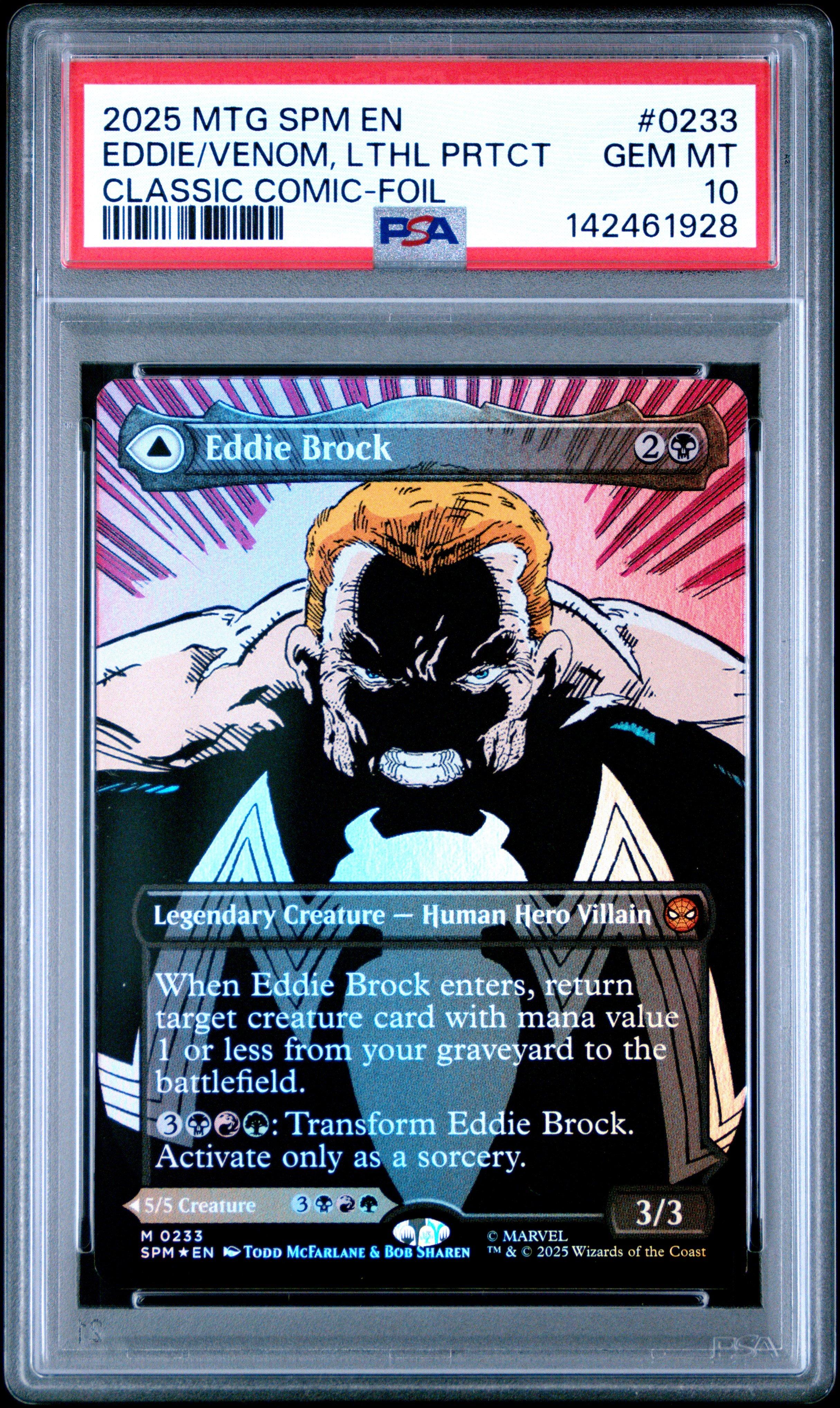 2025 Magic The Gathering Marvel's Spider-man 0233 Eddie Brock