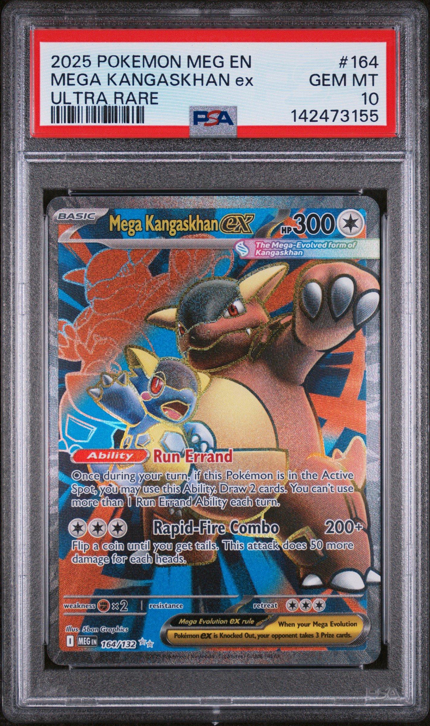 2025 Pokemon Meg En-mega Evolution 164 Mega Kangaskhan Ex Ultra