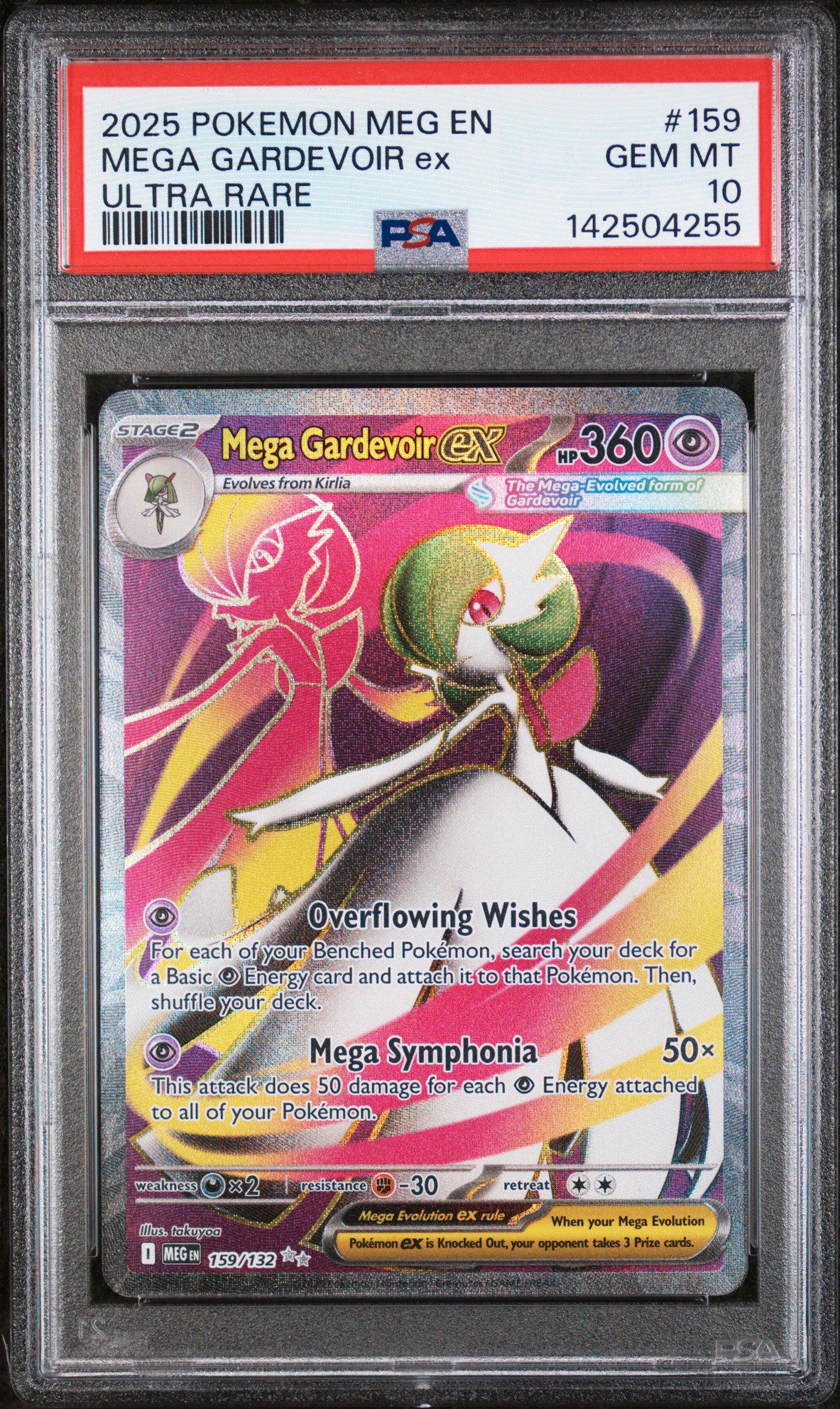 2025 Pokemon Meg En-mega Evolution 159 Mega Gardevoir Ex Ultra