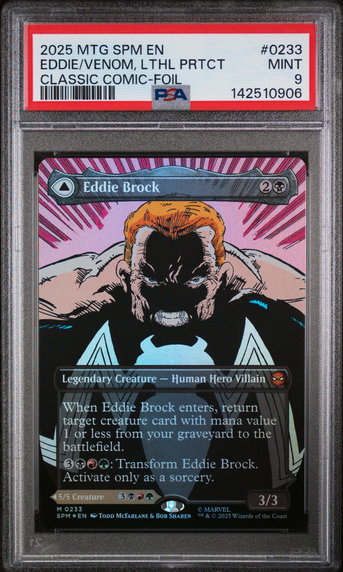 中古】 Eddie Venom foil クラシック・コミック ボーダーレス Brock