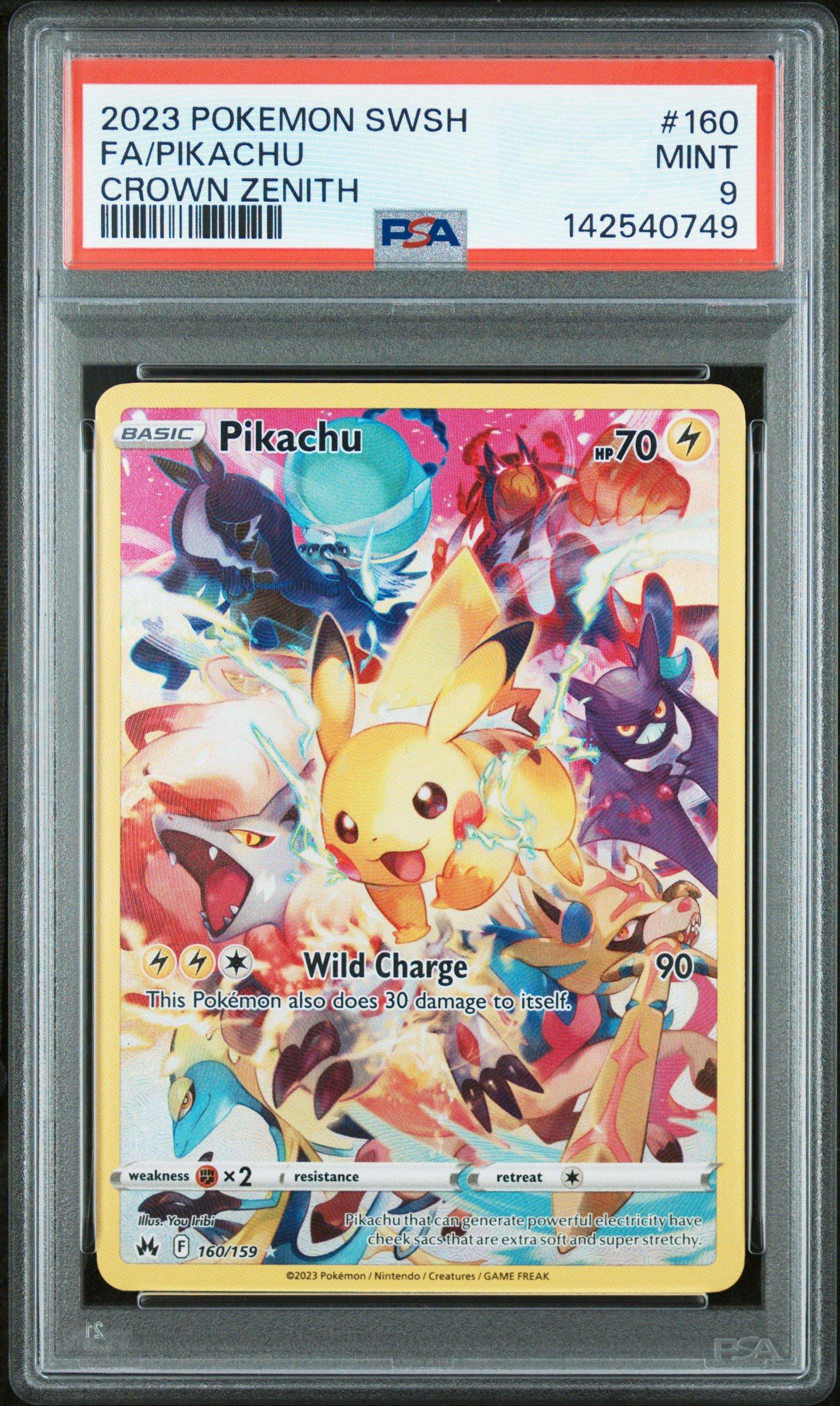 2023 ピカチュウ ART RARE 2023 Pokemon Sword And Shield Crown Zenith 160 Full Art/pikachu