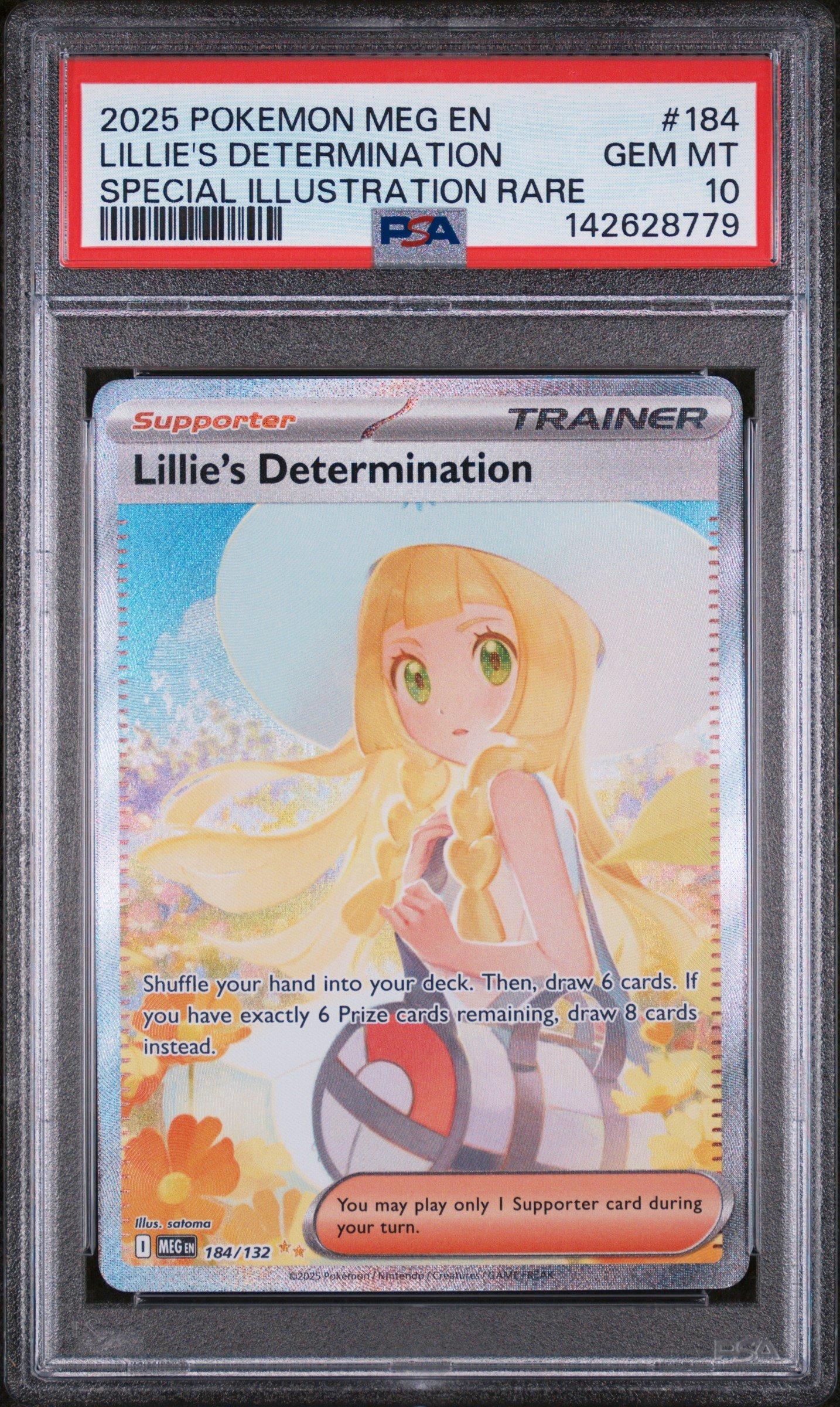 2025 Pokemon Meg En-mega Evolution 184 Lillie's Determination