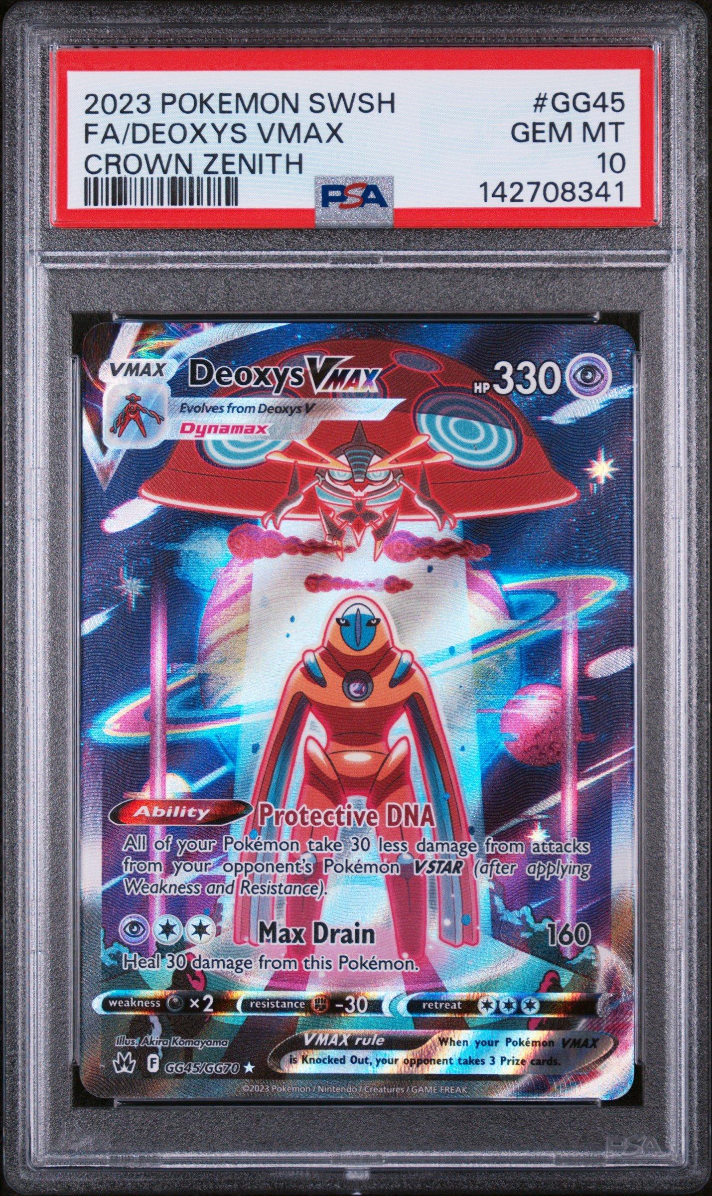 2023 Pokemon Sword And Shield Crown Zenith Gg45 Full Art/deoxys