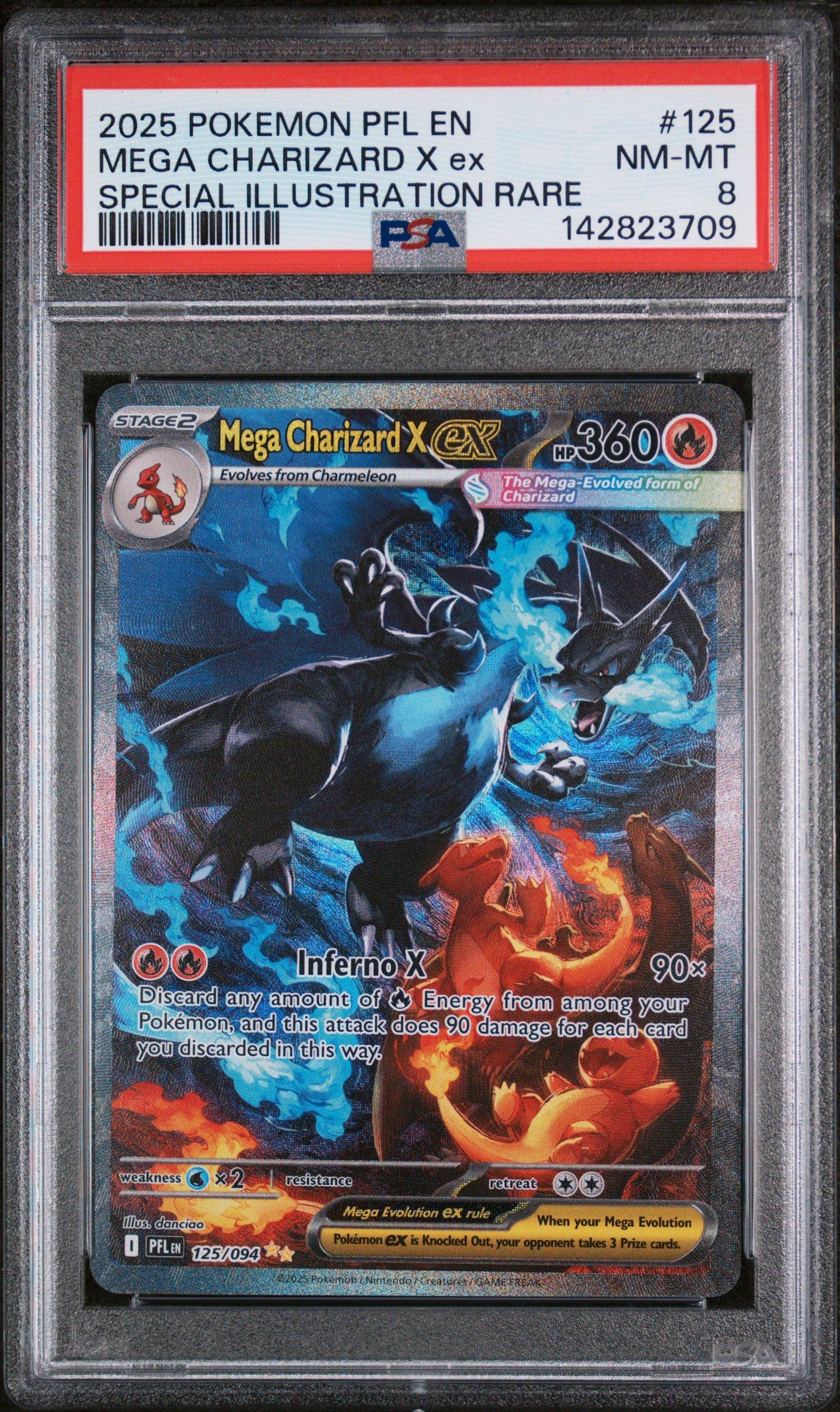 pokemon charizard card psa 10 2025 POKEMON JAPANESE M2 INFERNO X #094 MEGA CHARIZARD X ex SUPER RARE