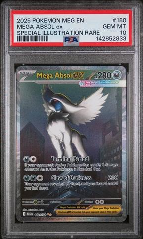 2025 Pokemon Meg En-mega Evolution 180 Mega Absol Ex Special