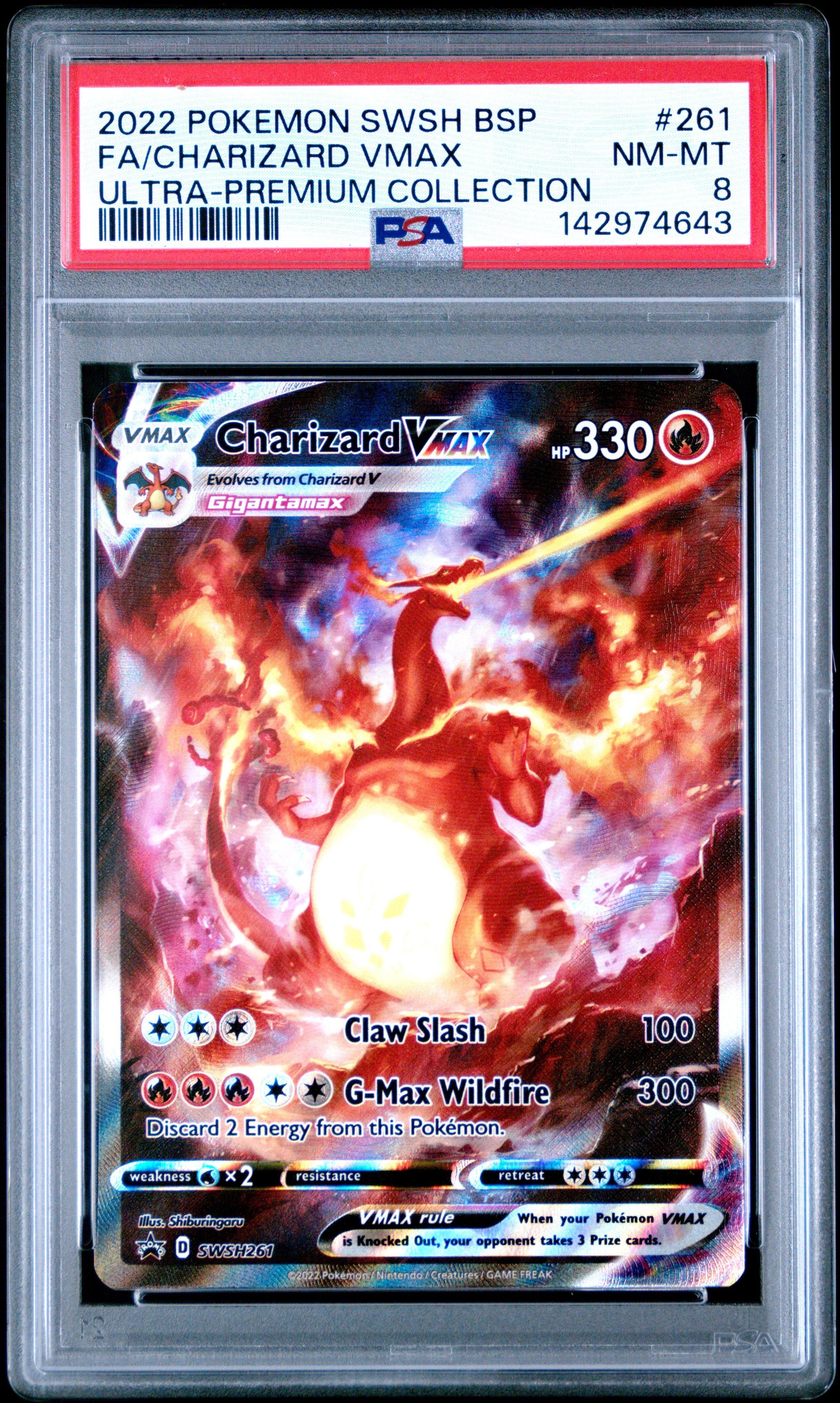 2022 Pokémon Charizard VMAX #261 2022 Pokemon Swsh Black Star Promo 261 Full Art/charizard Vmax