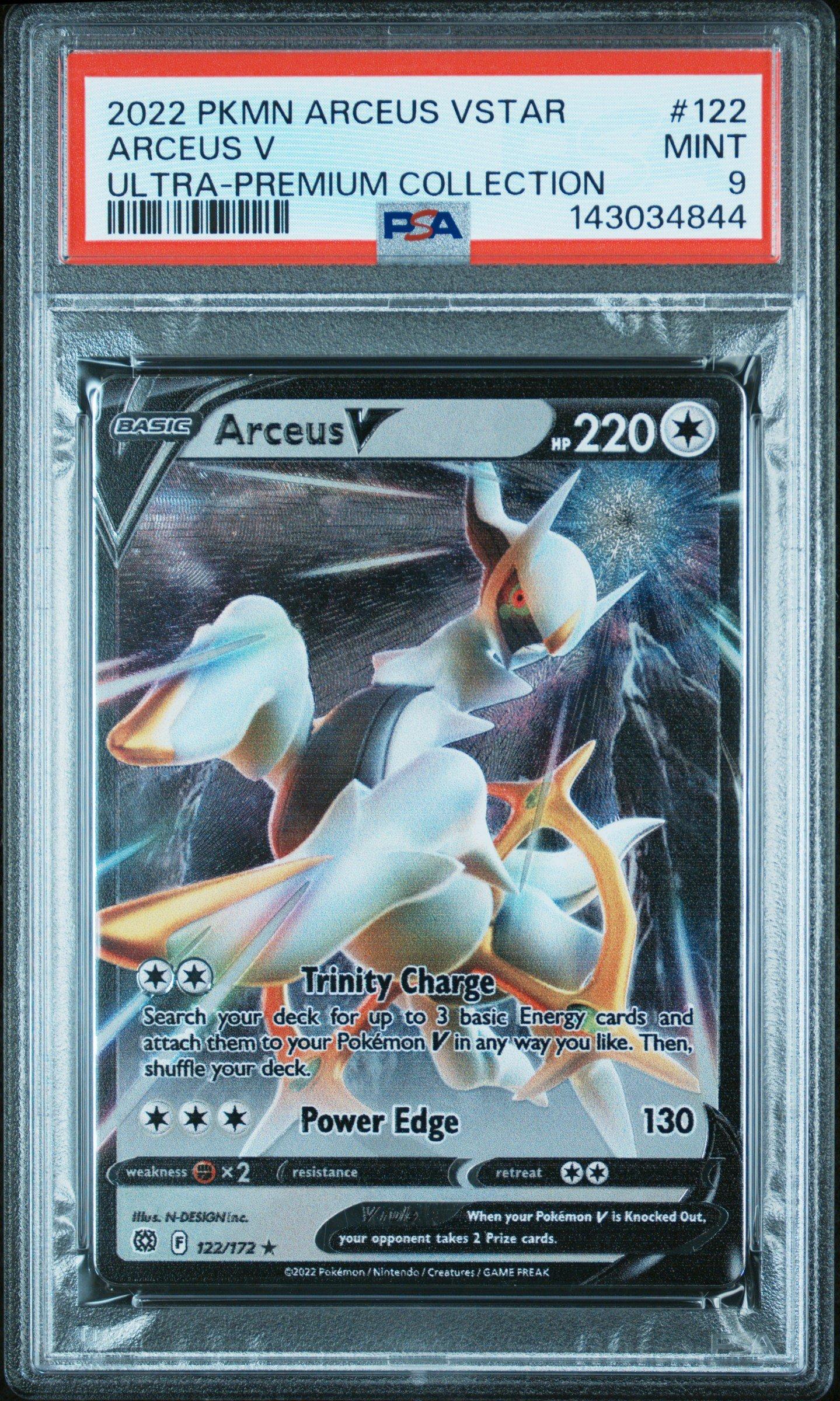 2022 Pokemon Arceus Vstar Ultra-premium Collection 122 Arceus V