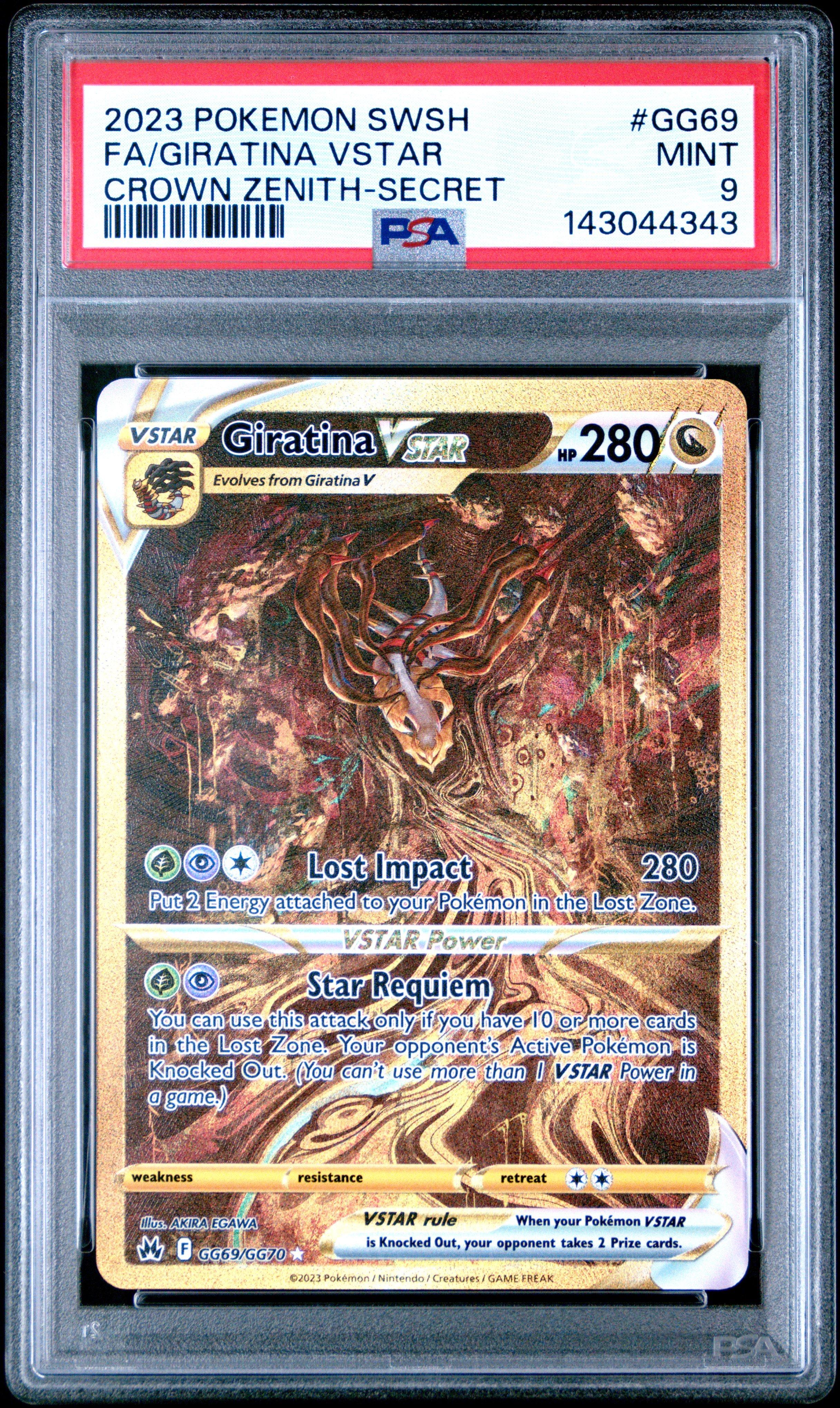 2023 Pokemon Sword And Shield Crown Zenith Gg69 Full Art/giratina