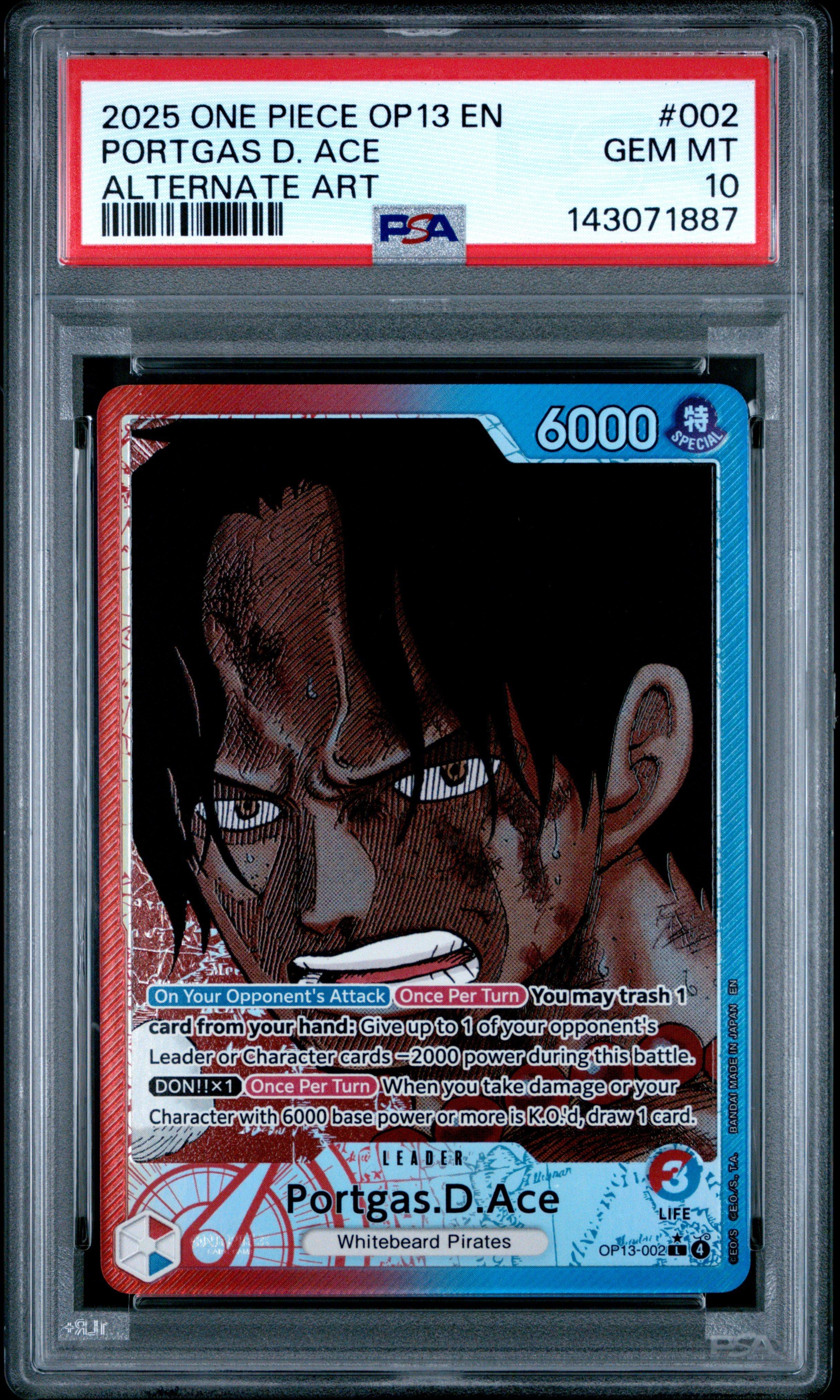 2025 One Piece Op13-carrying On His Will 002 Portgas D. Ace