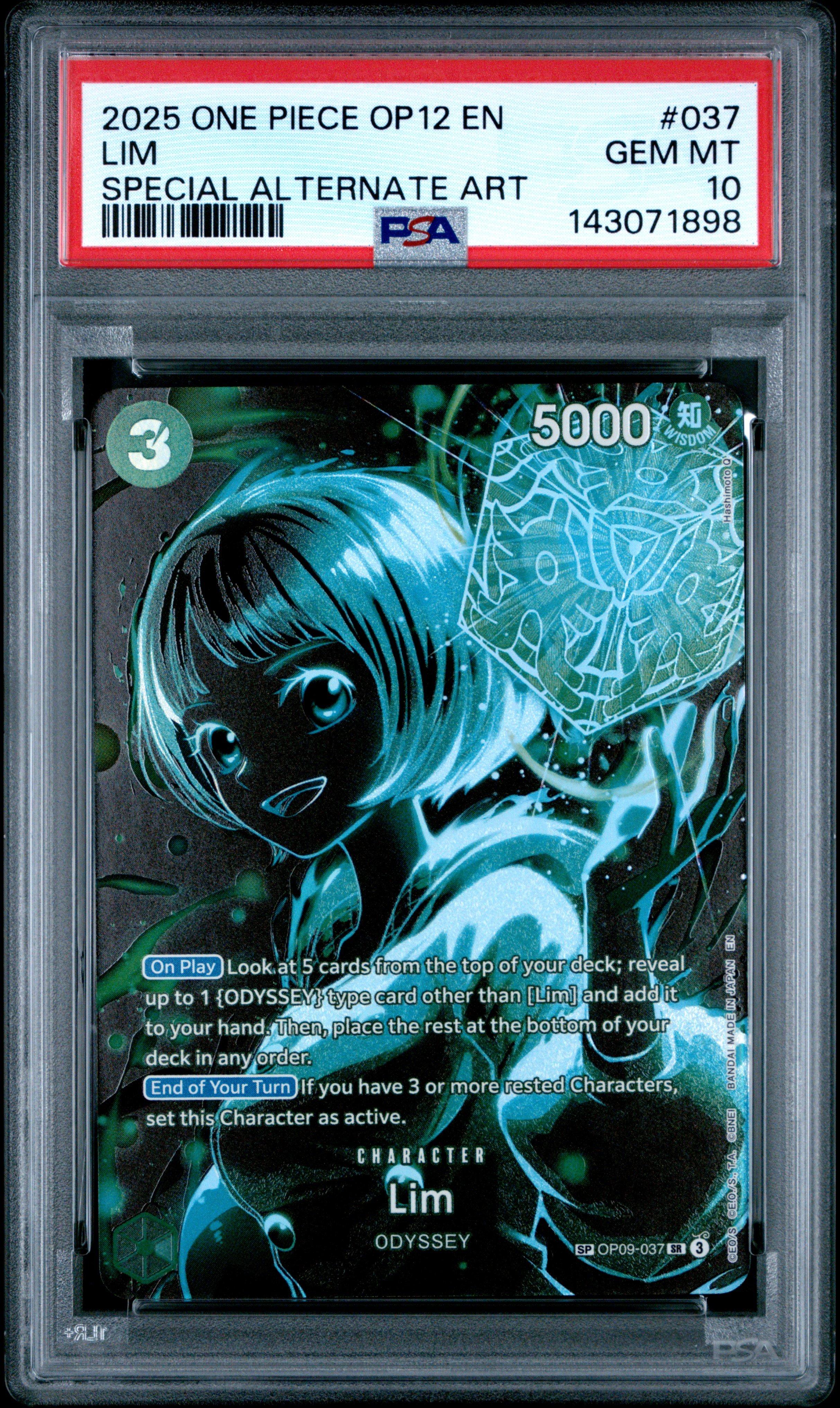 2025 One Piece Op12-legacy Of The Master 037 Lim Special Alternate
