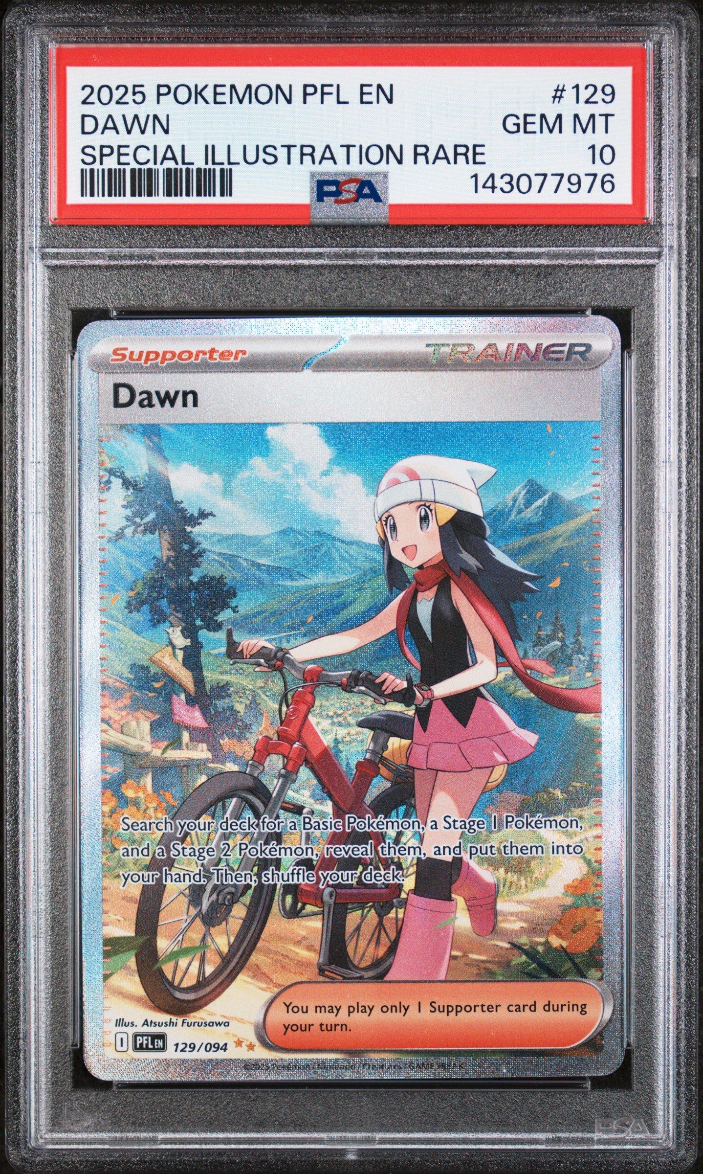 2025 Pokemon Pfl En-phantasmal Flames 129 Dawn Special