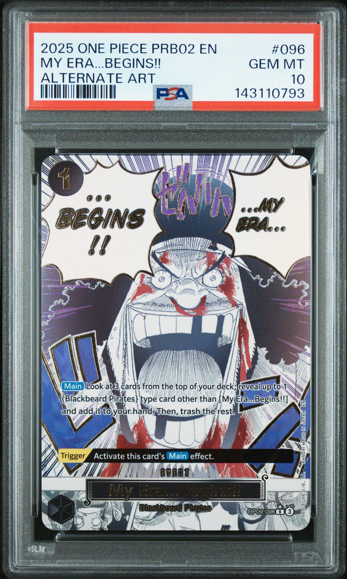 2025 One Piece Prb02-premium Booster -one Piece Card The Best- Vol