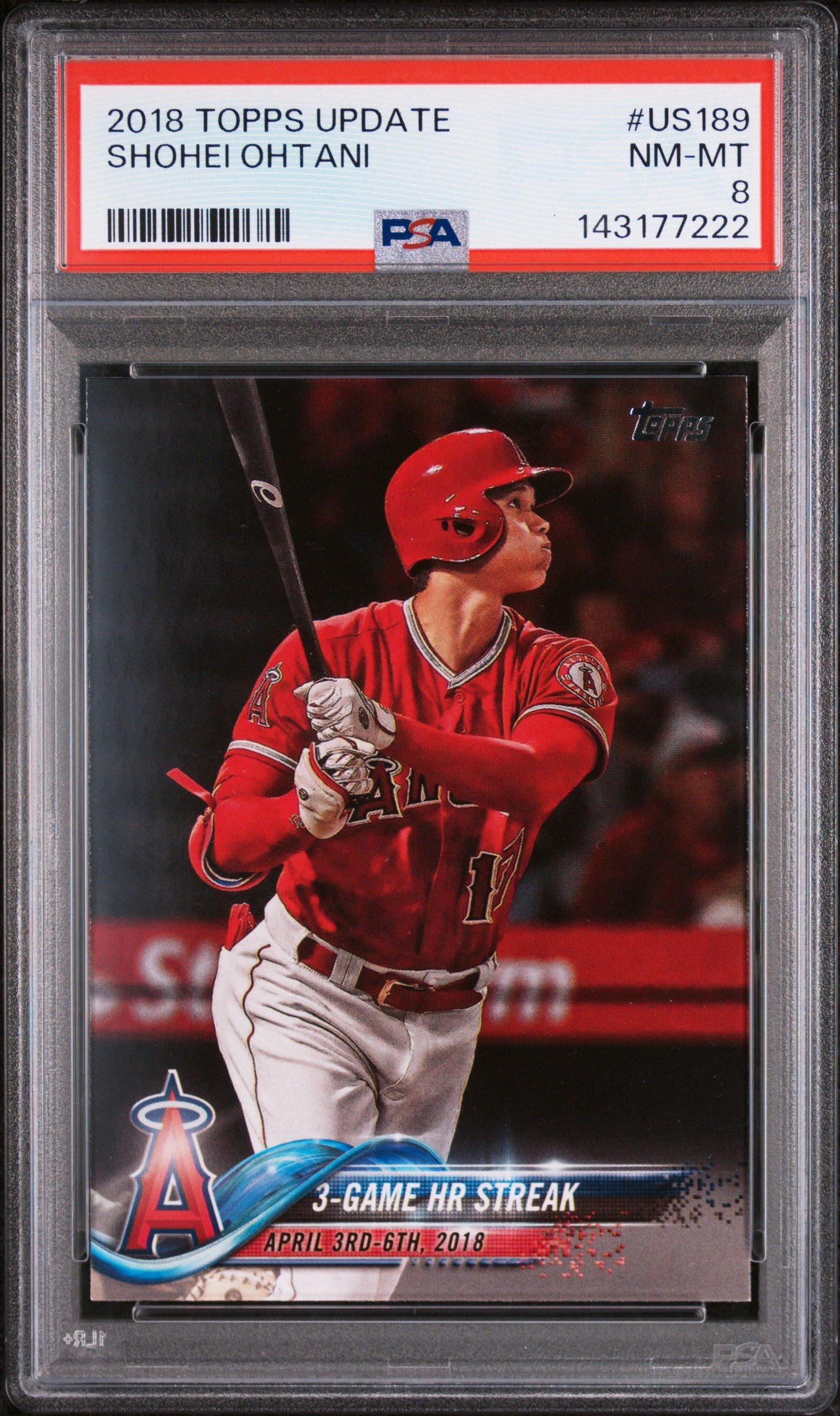 2018 Topps Update Us189 Shohei Ohtani PSA 8 Graded Card | GameStop