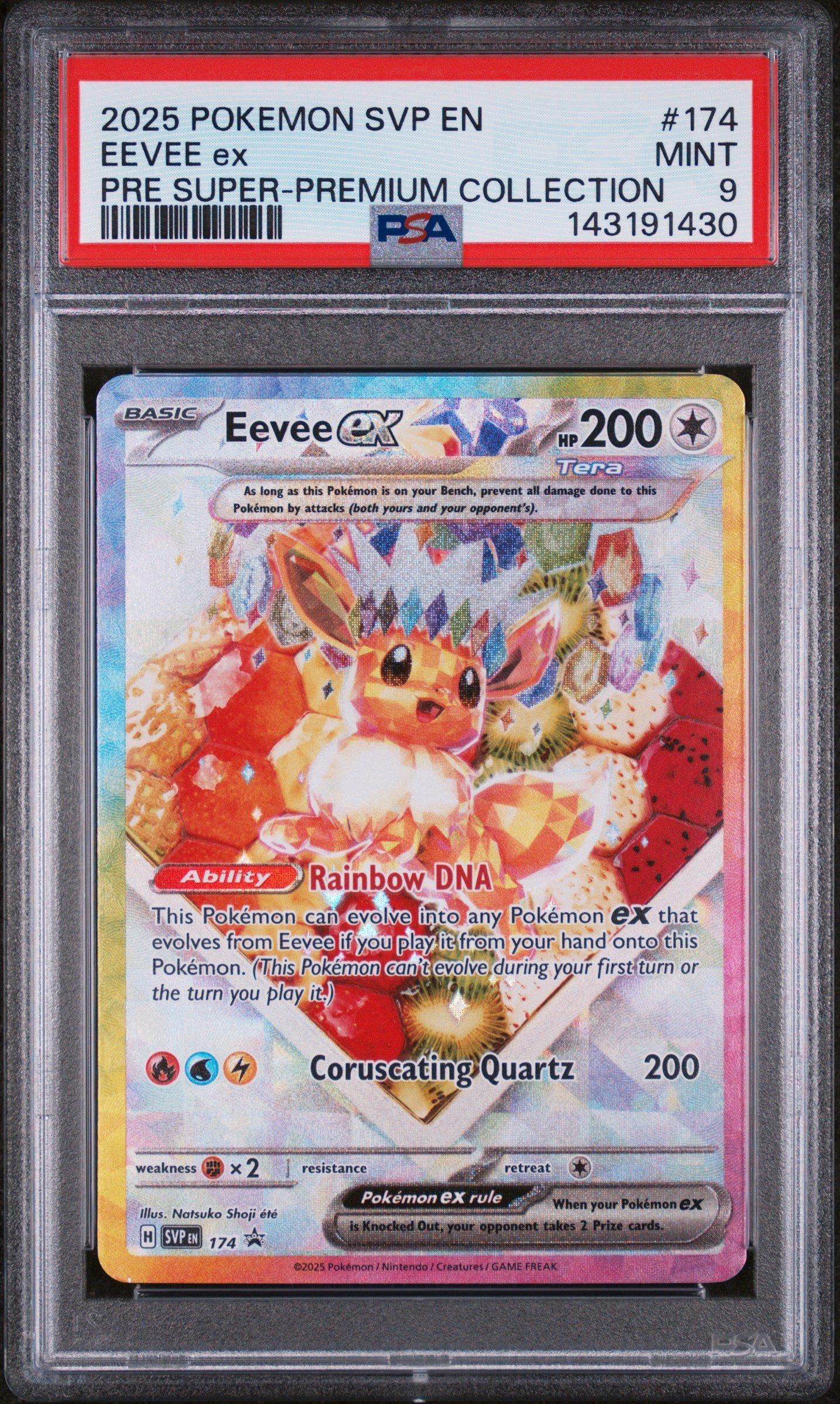 2025 Pokemon Svp En-sv Black Star Promo 174 Eevee Ex Prismatic