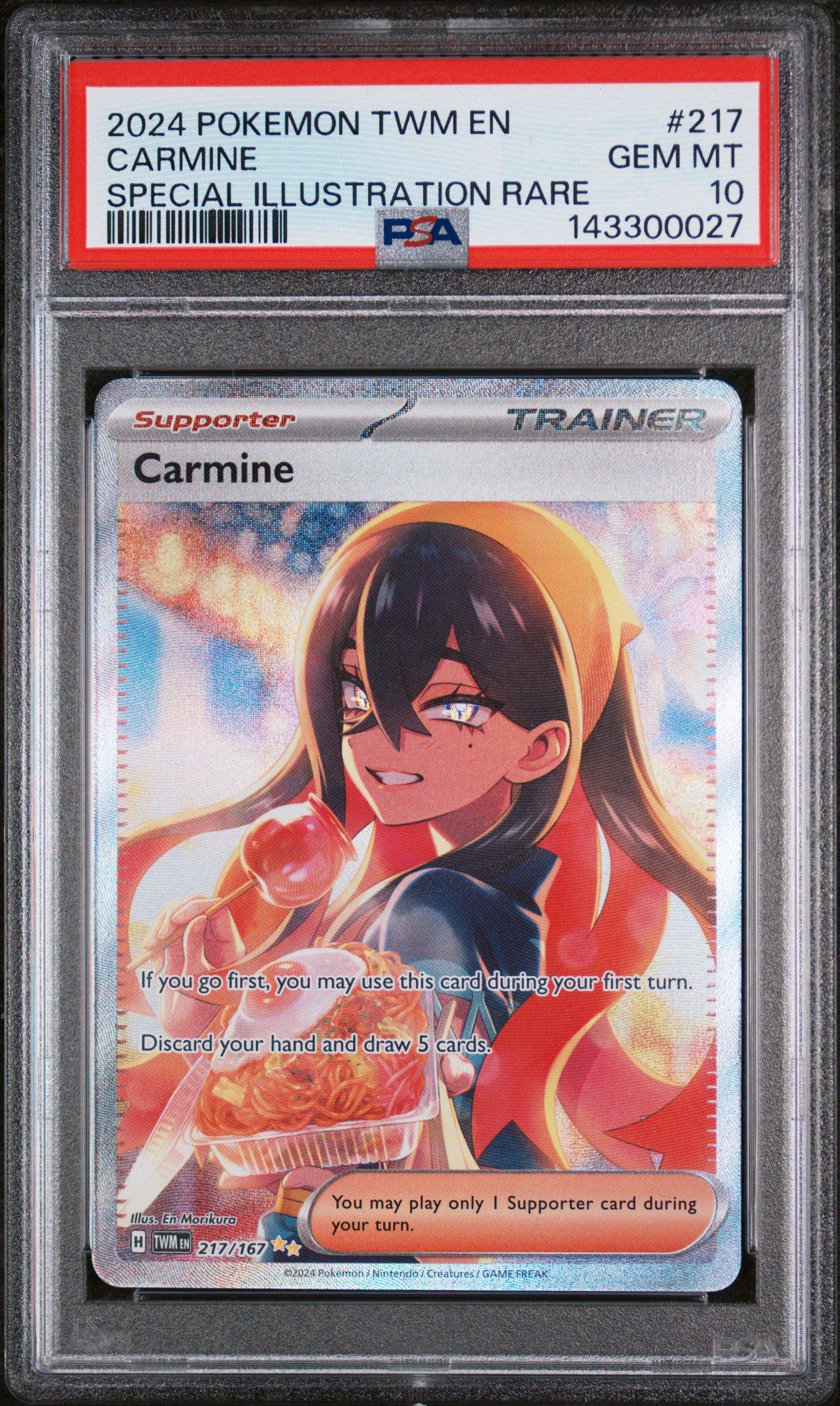 2024 Pokemon Twm En-twilight Masquerade 217 Carmine Special