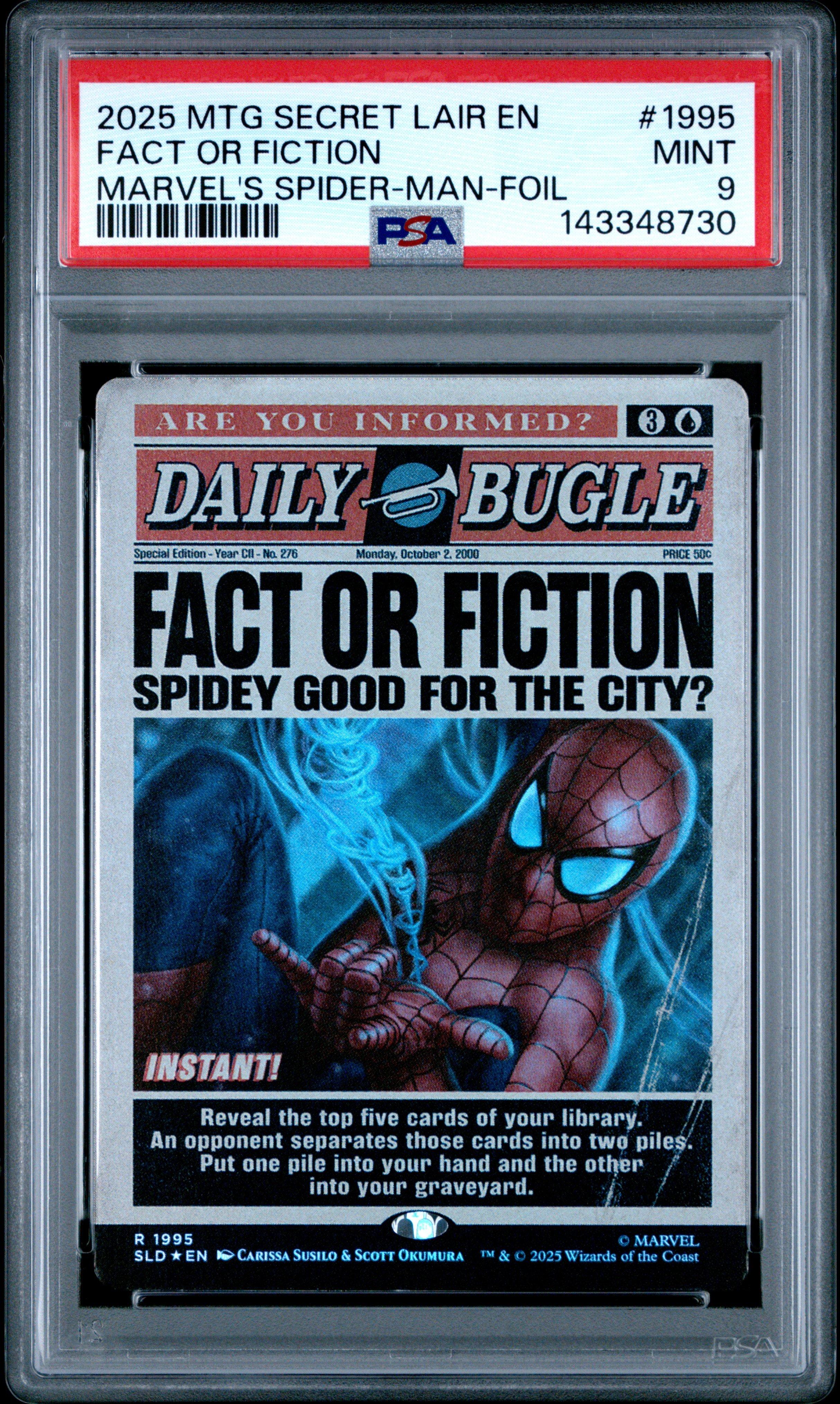 2025 Magic The Gathering Secret Lair Drop 1995 Fact Or Fiction