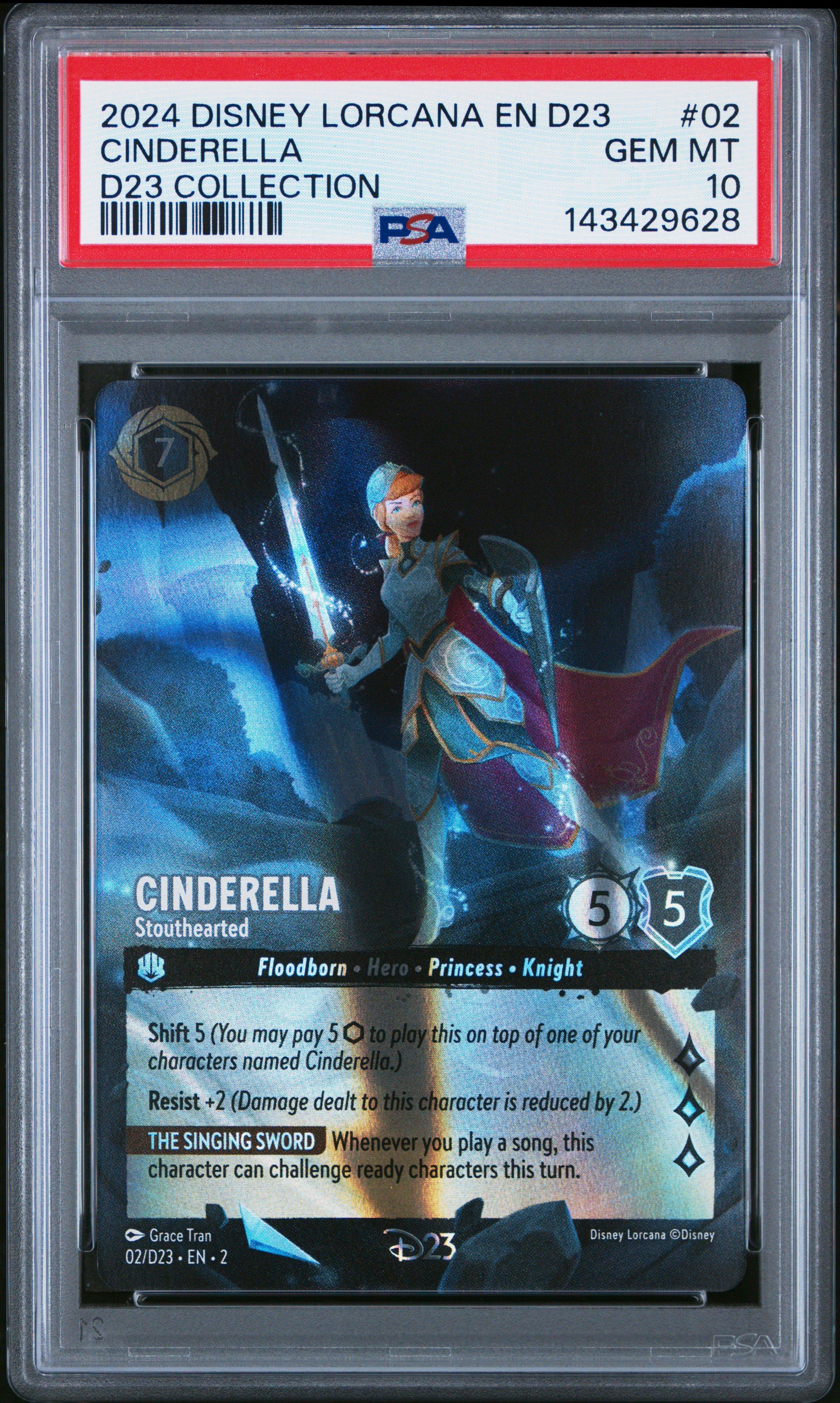 2024 Disney Lorcana En D23-d23 Expo Promo 02 Cinderella
