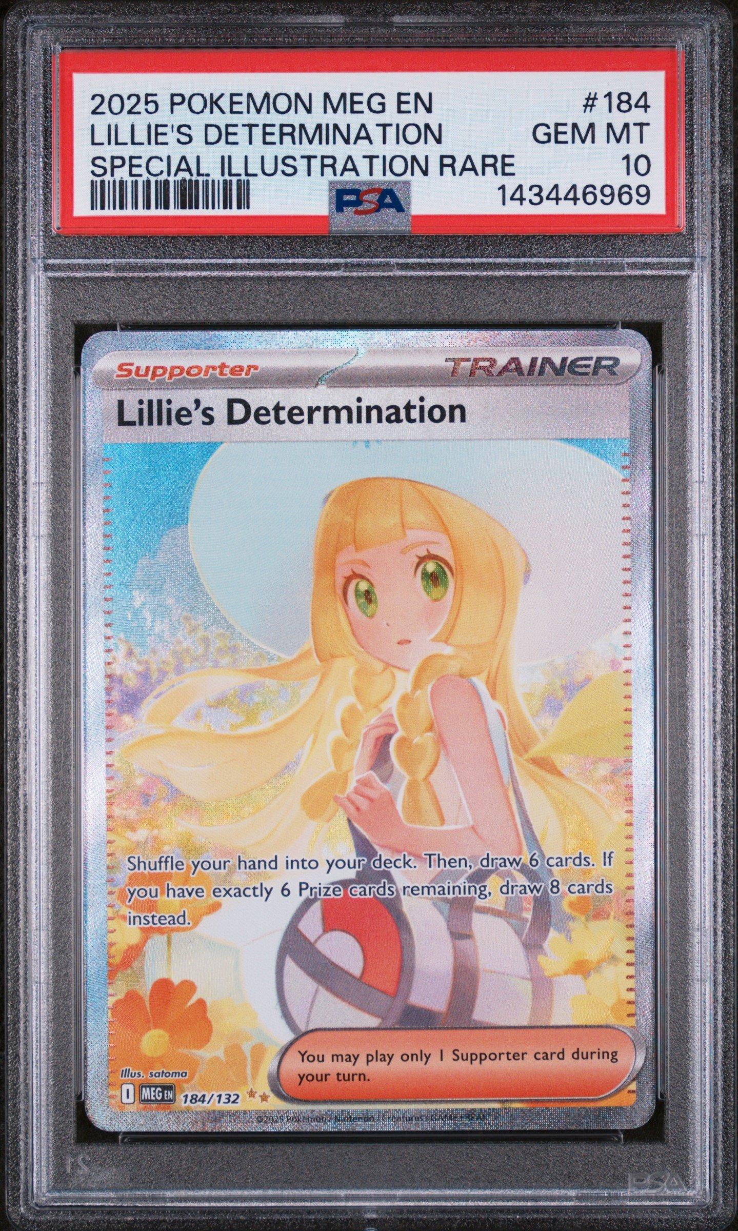 2025 Pokemon Meg En-mega Evolution 184 Lillie's Determination