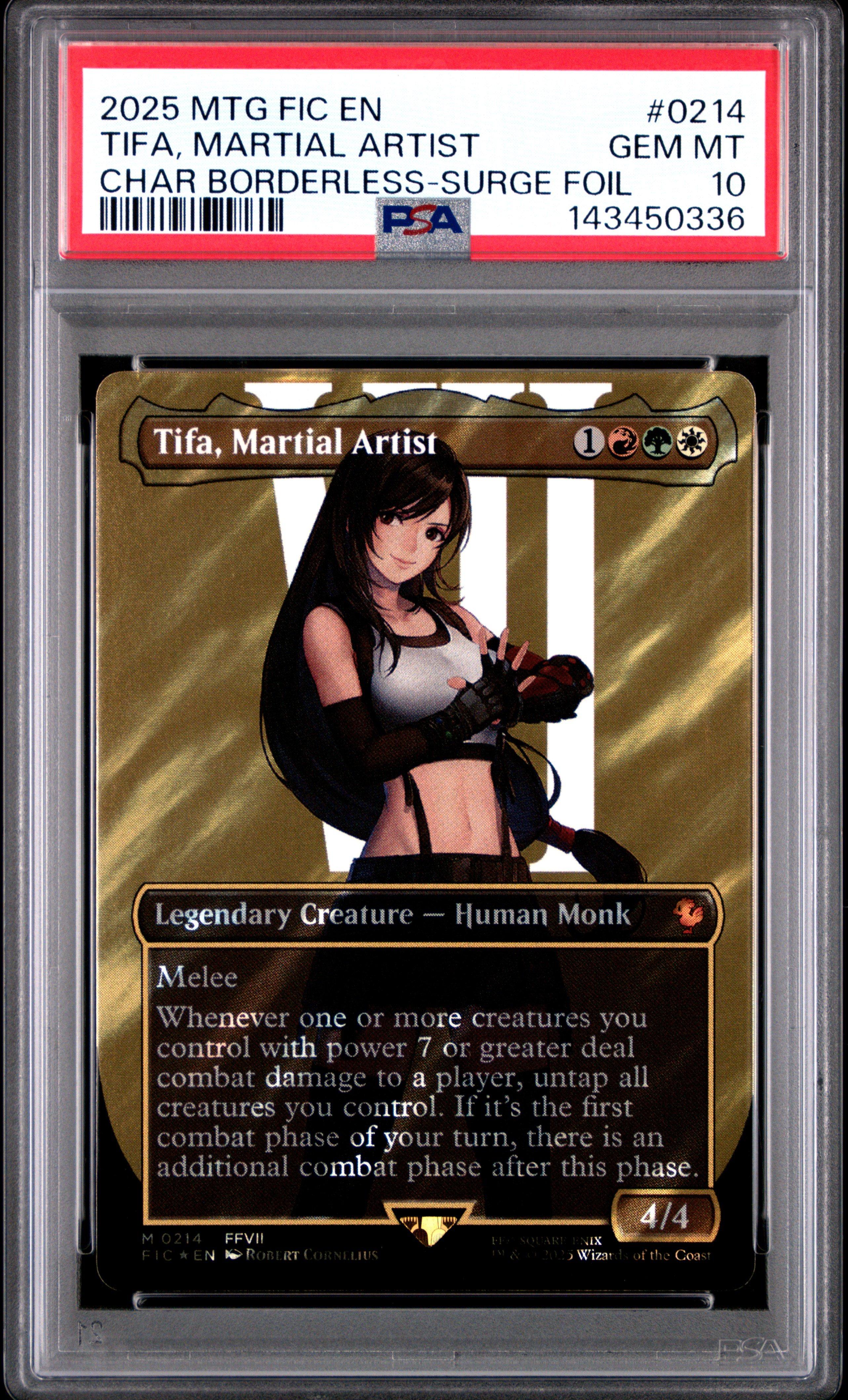 2025 MTG FCA JP ティナ 神話レア PSA10 2025 Magic The Gathering Final Fantasy Commander 0214 Tifa