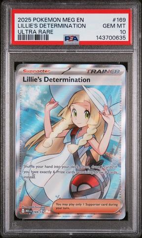2025 Pokemon Meg En-mega Evolution 169 Lillie's Determination