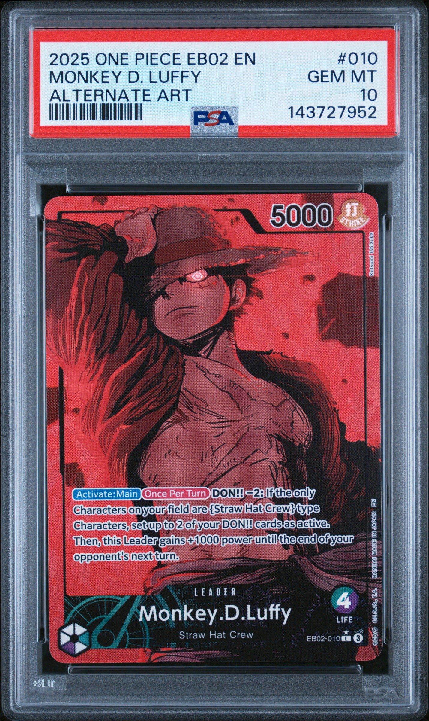 2025 One Piece Eb02-extra Booster -anime 25th Collection- 010