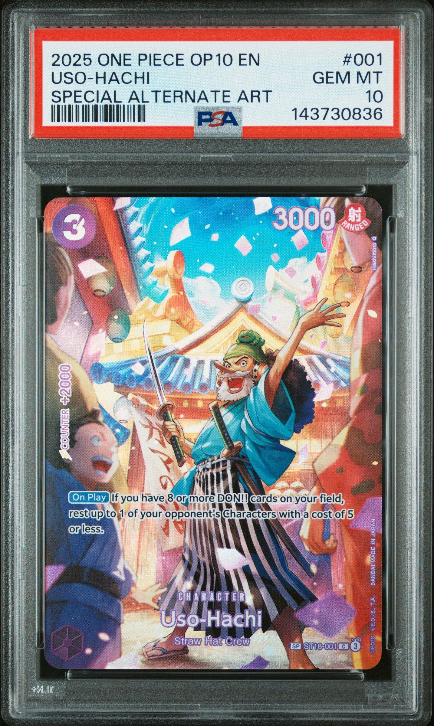2025 One Piece Op10-royal Blood 001 Uso-hachi Special Alternate