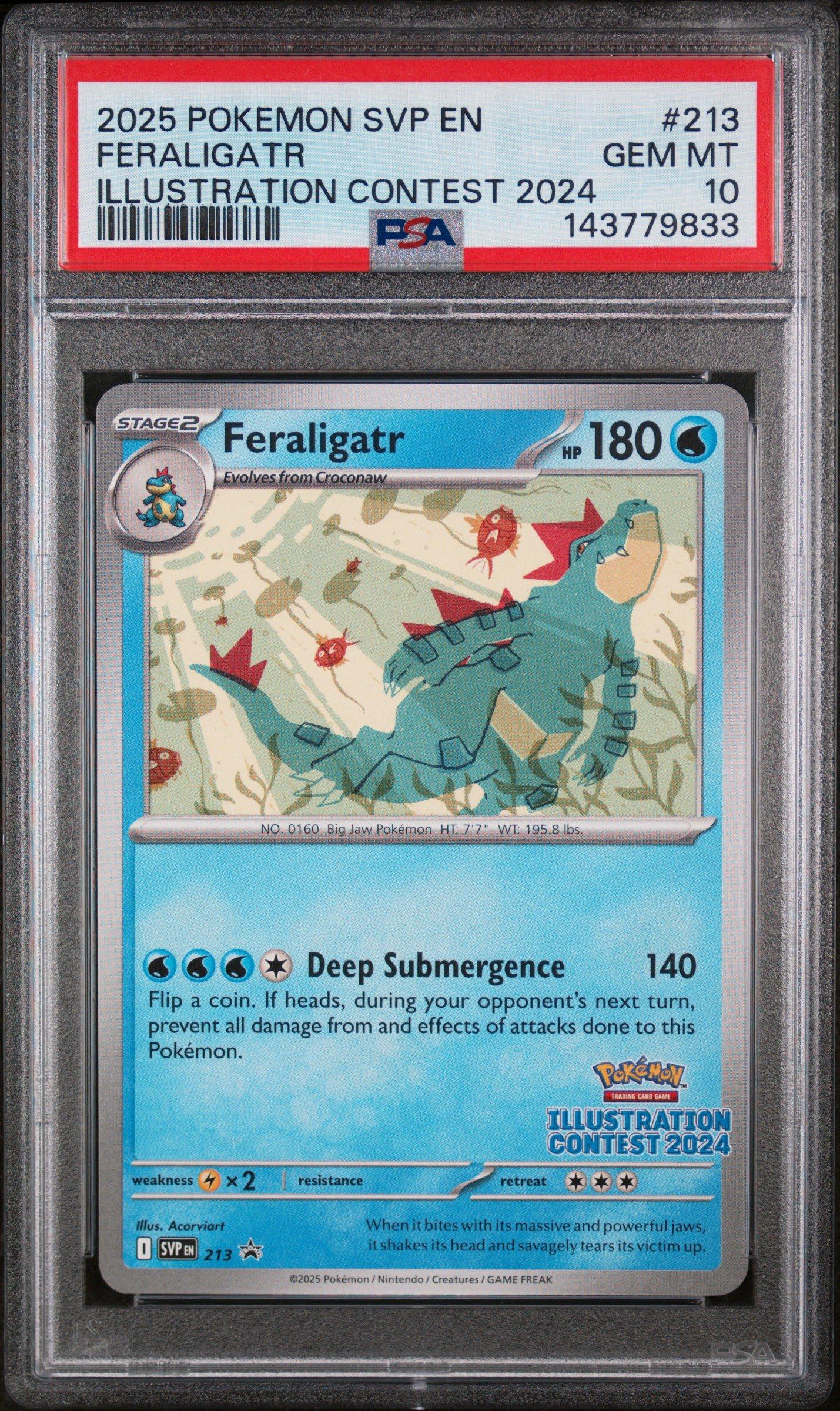 2025 Pokemon Svp En-sv Black Star Promo 213 Feraligatr