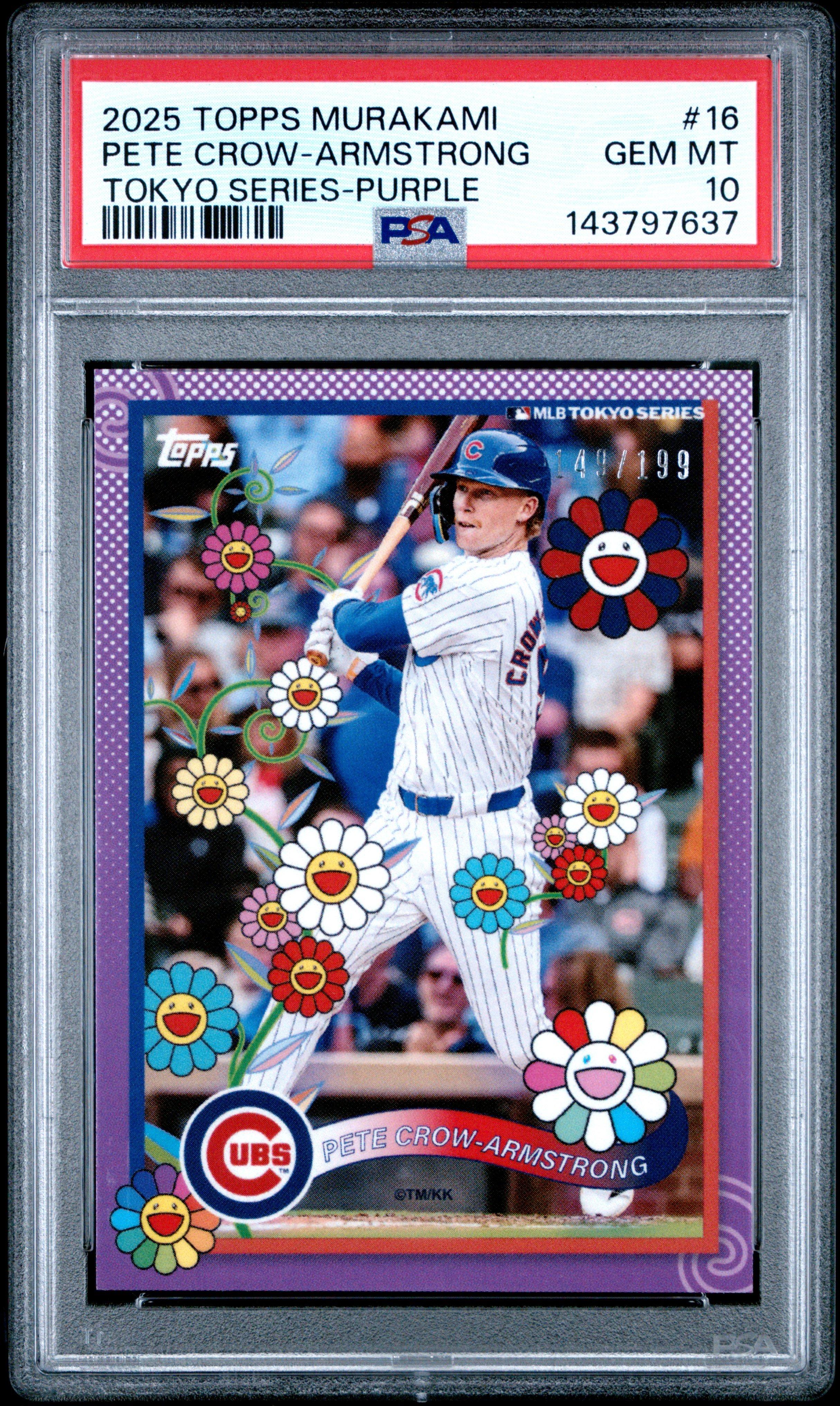 2025 Topps Takashi Murakami + Mlb World Tour Tokyo Series 16 Pete
