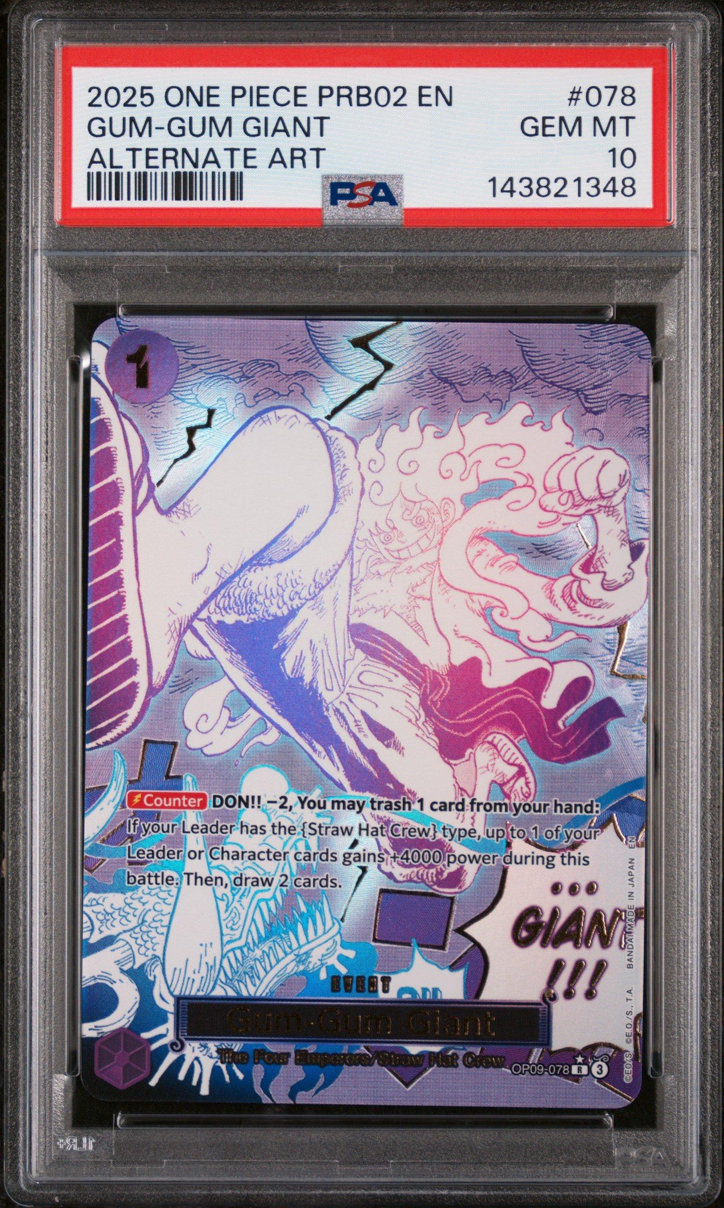 2025 One Piece Prb02-premium Booster -one Piece Card The Best- Vol