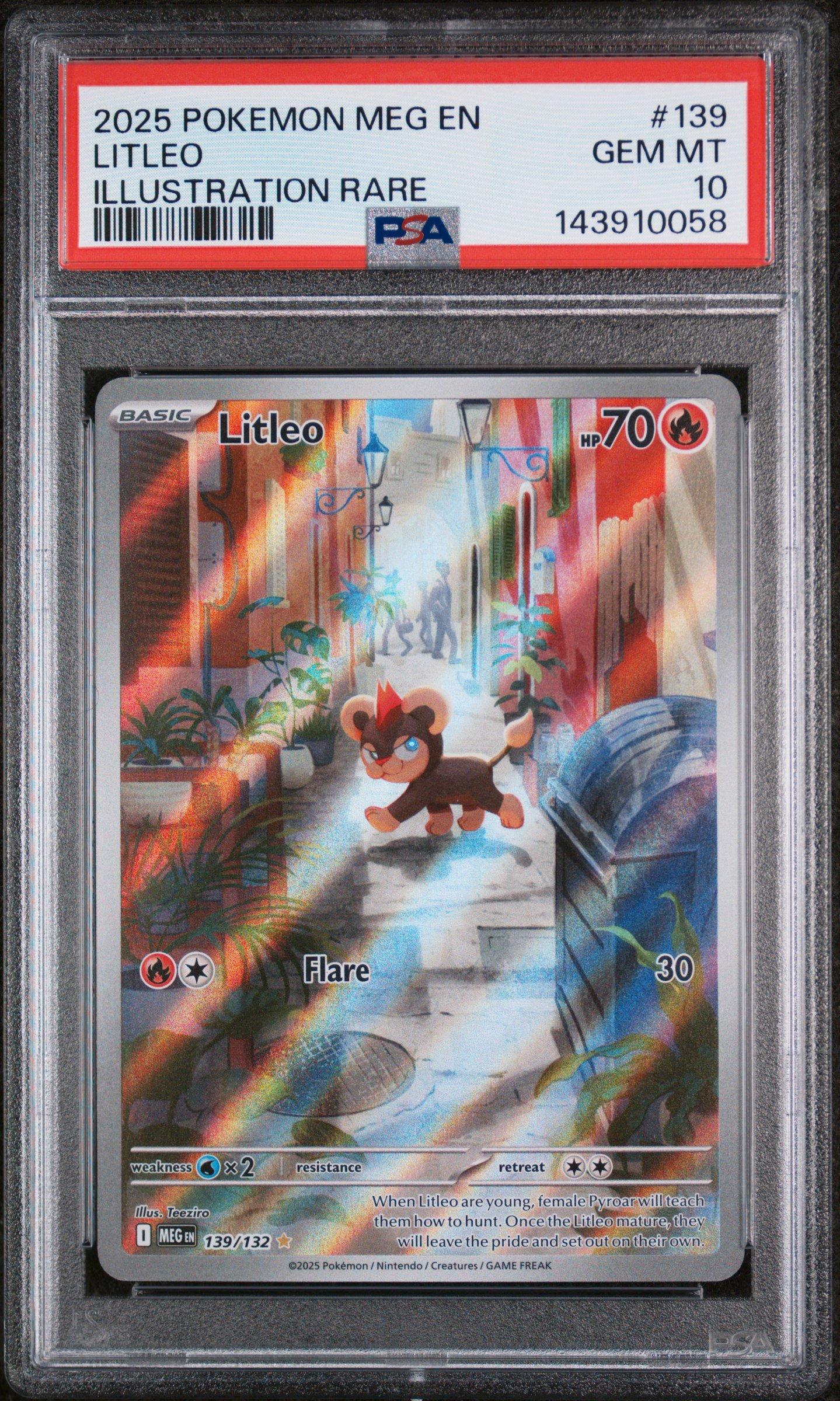 litleo pokemon card Litleo (50/214) [Sun & Moon: Lost Thunder] Moderately Played Reverse Holofoil