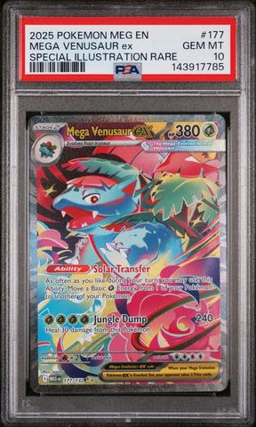 2025 Pokemon Meg En-mega Evolution 177 Mega Venusaur Ex Special
