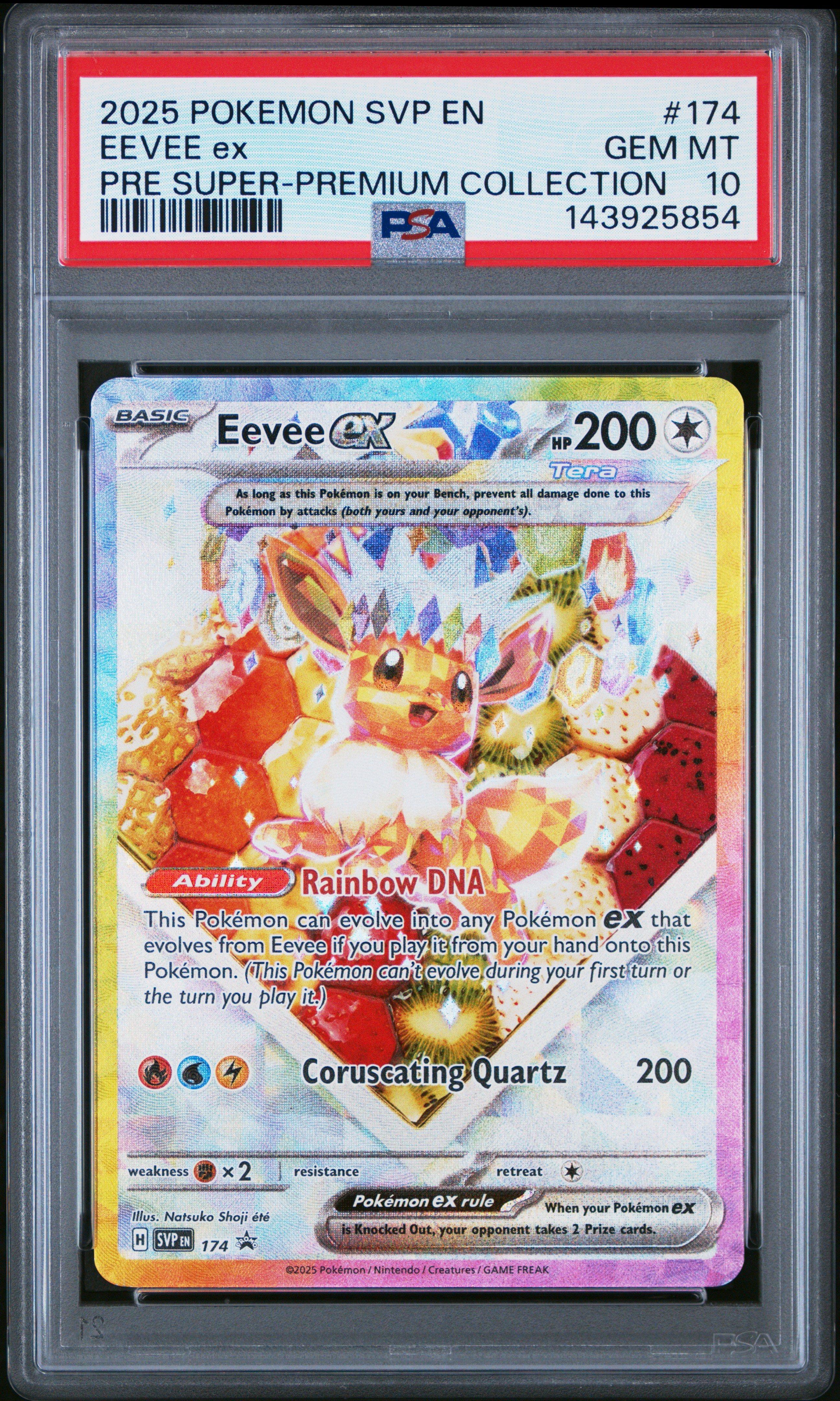 2025 Pokemon Svp En-sv Black Star Promo 174 Eevee Ex Prismatic
