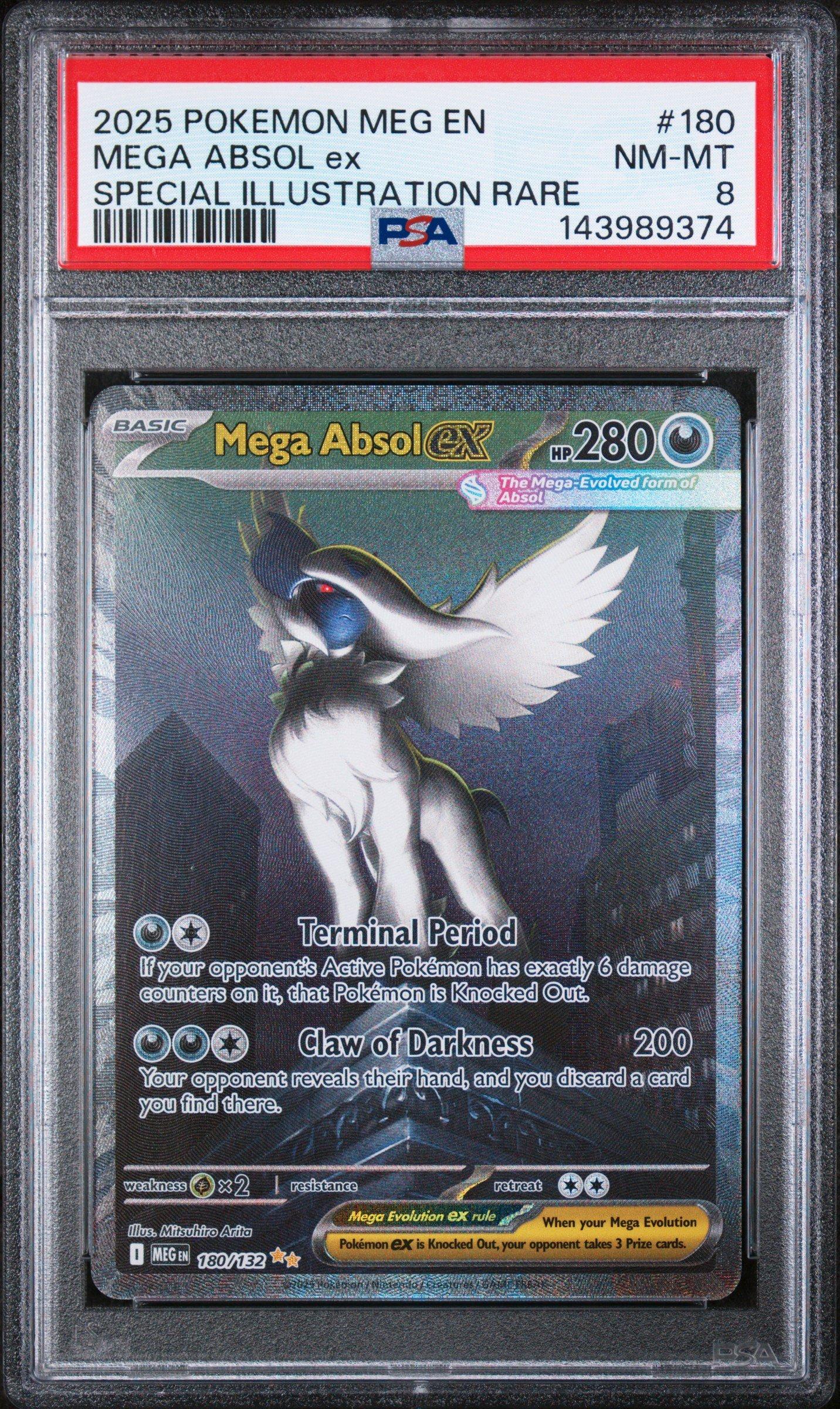 shiny absol pokemon card (30/64) - Pokmon Night Wanderer (sv6a) this item offers a spectacular aesthetic for a gallery 2025 Pokemon Meg En-mega Evolution