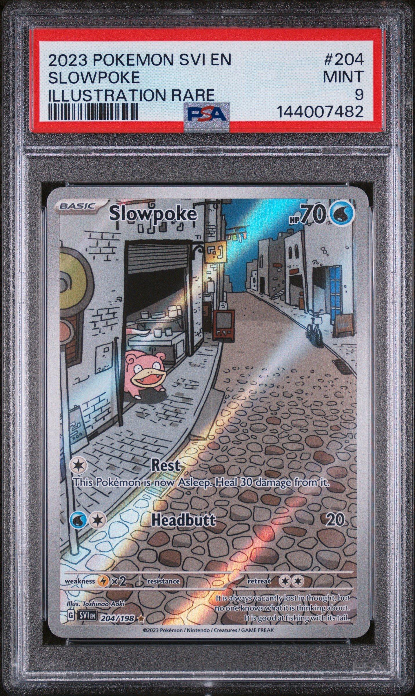 2023 Pokemon Svi En-scarlet & Violet 204 Slowpoke Illustration