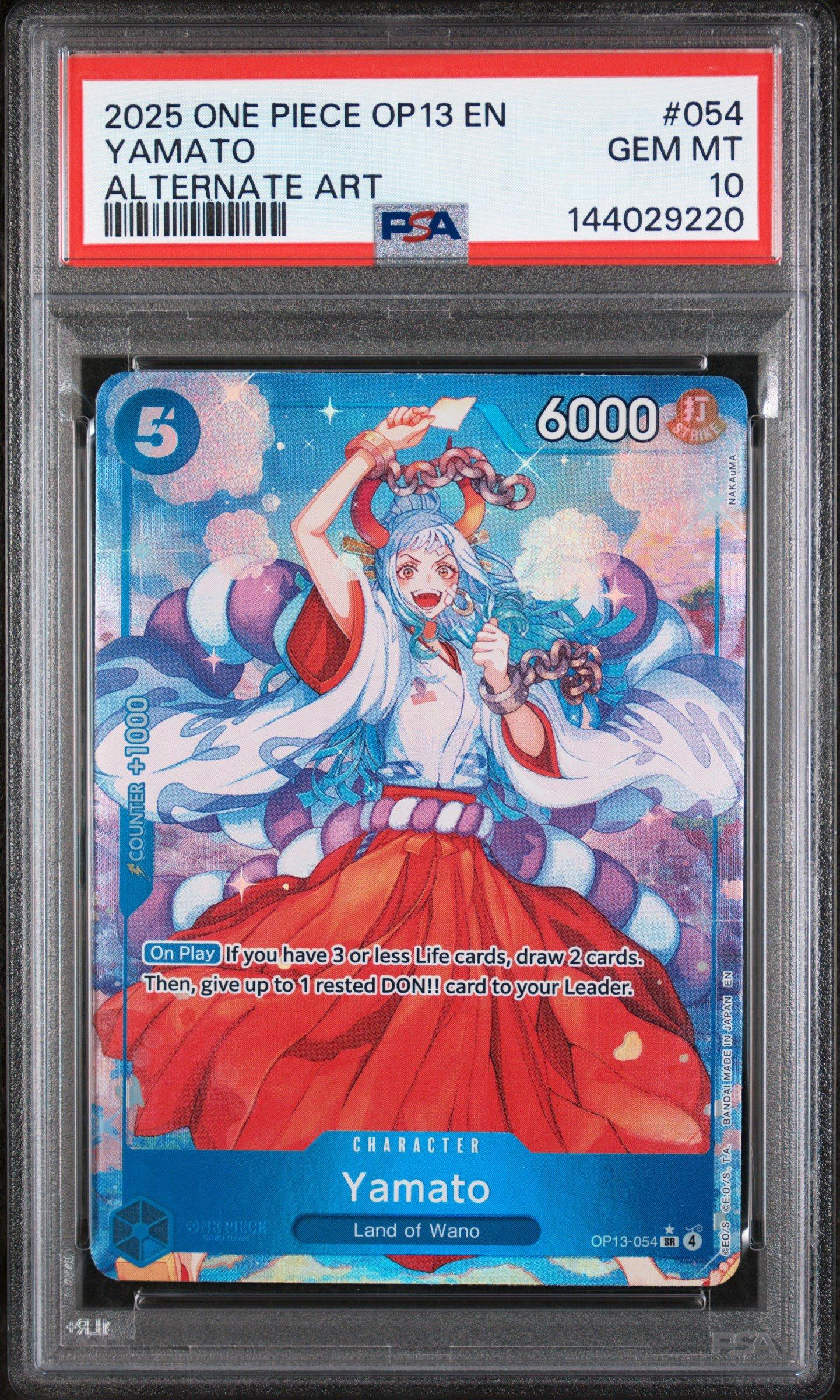 2025 One Piece Op13-carrying On His Will 054 Yamato Alternate Art