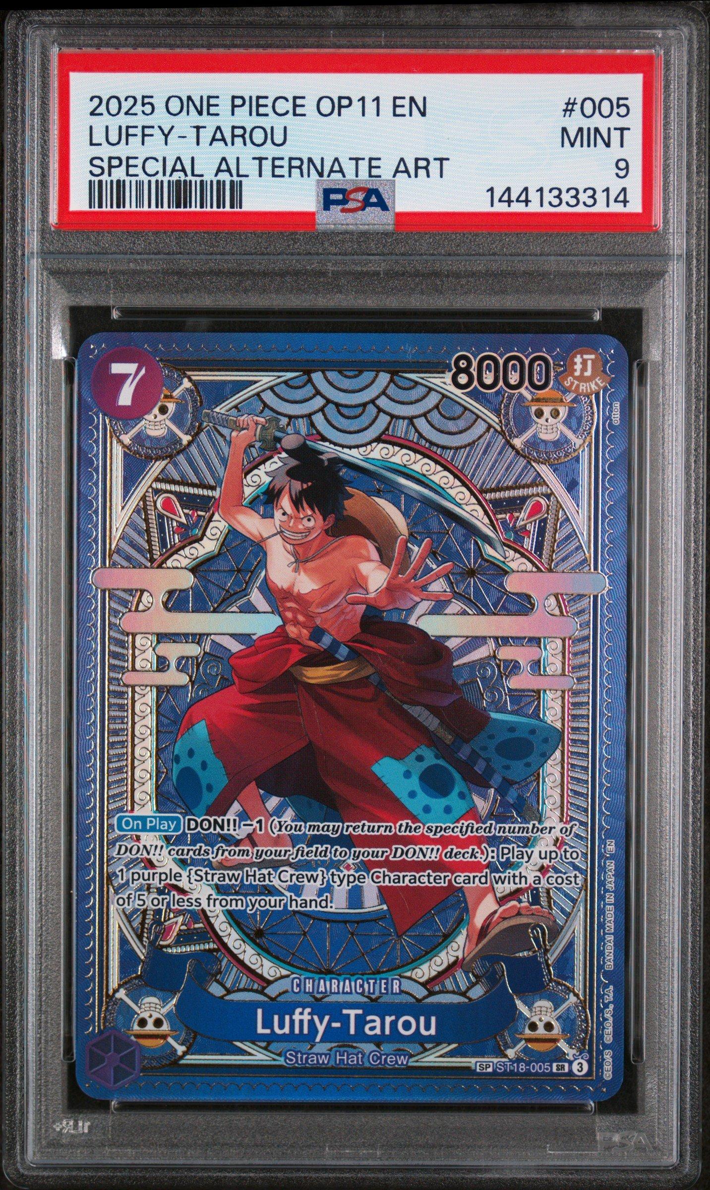 2025 One Piece Op11-a Fist Of Divine Speed 005 Luffy-tarou Special