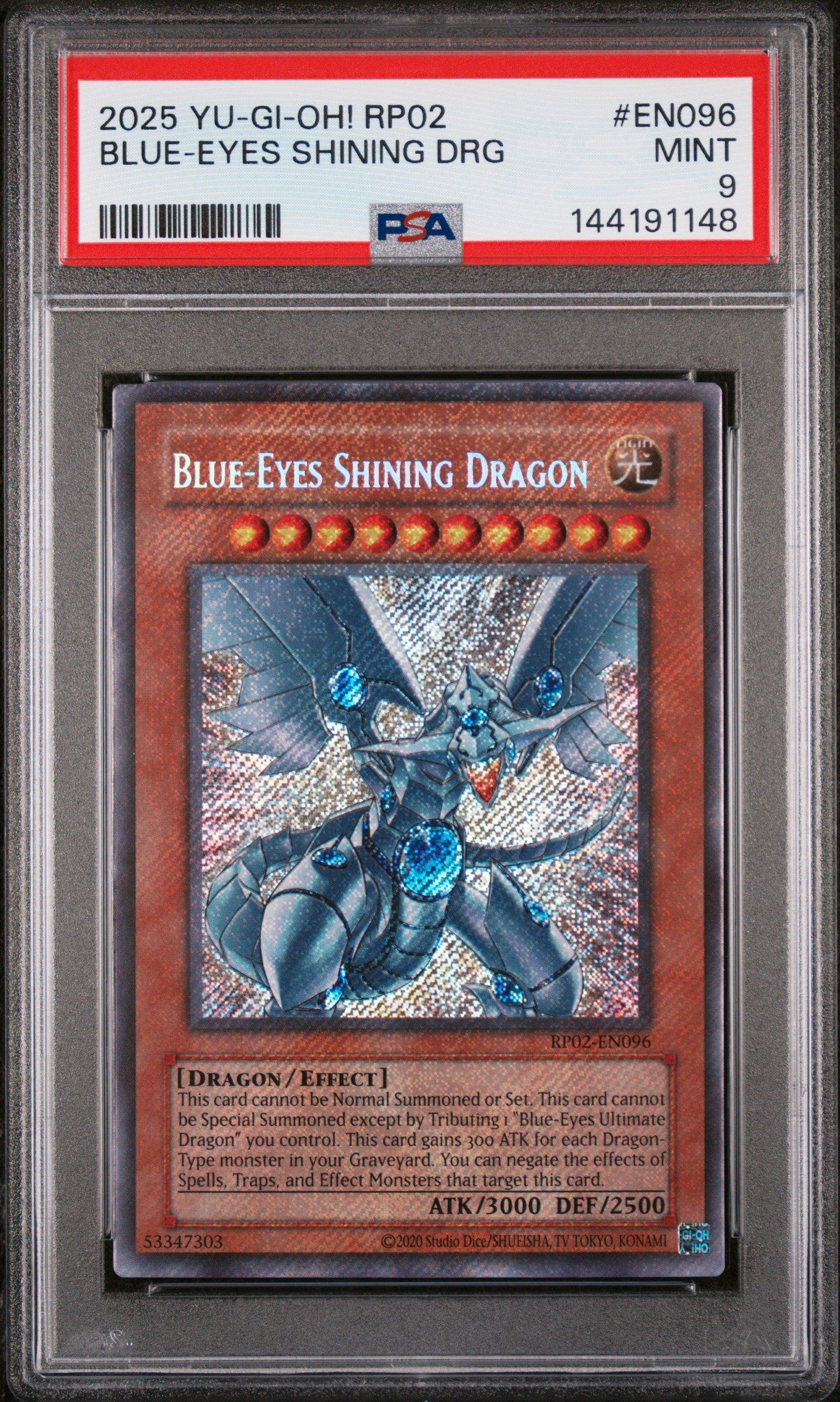 2025 Yu-gi-oh! Rp02-retro Pack 2 En096 Blue-eyes Shining Dragon