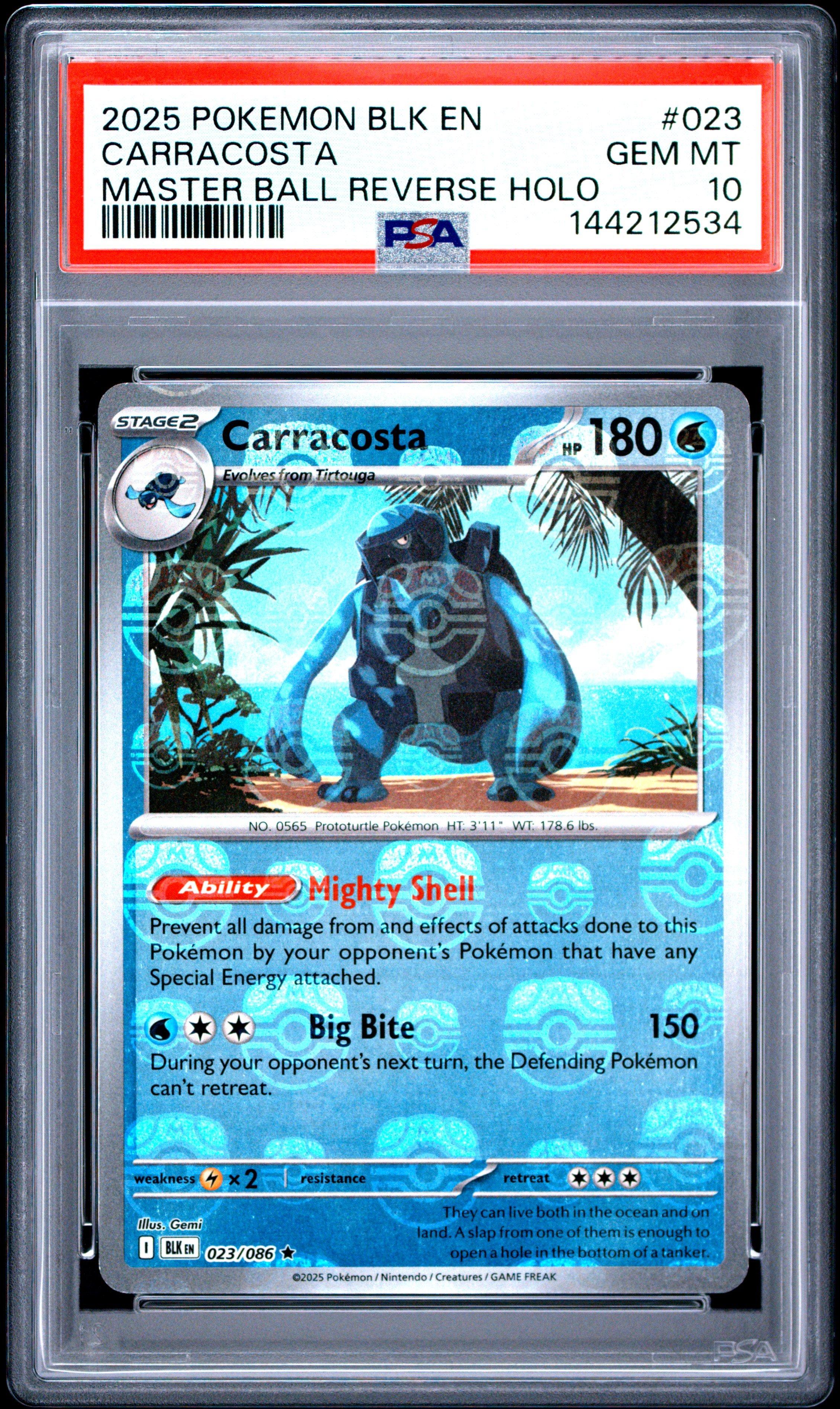 carracosta pokemon card Carracosta
