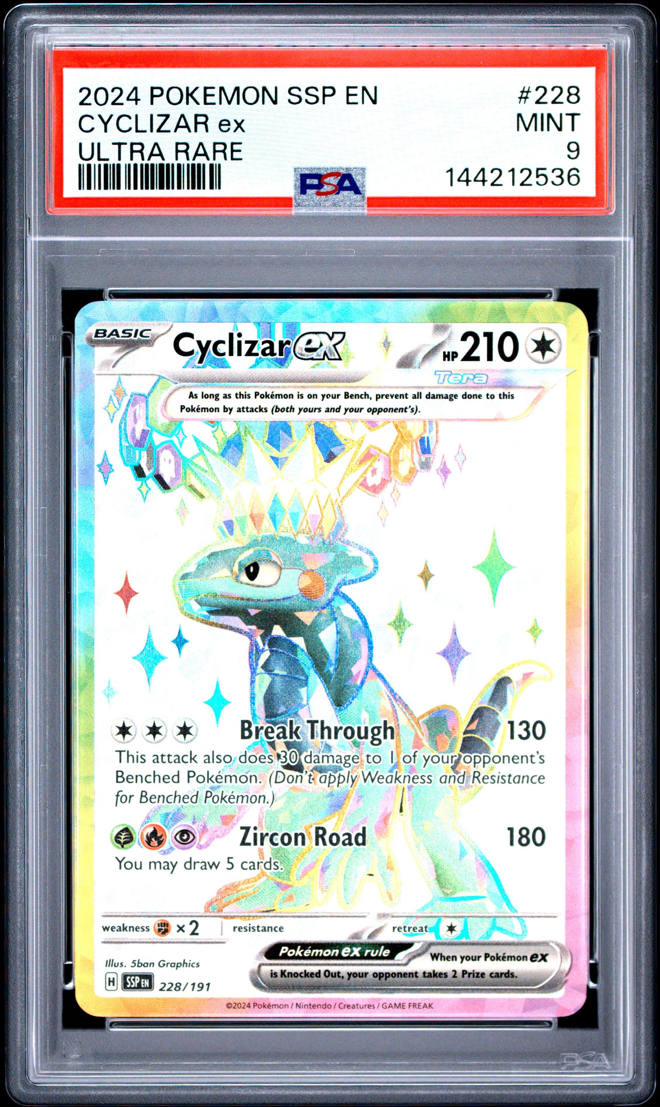surging sparks ultra rare cards Pokemon - Pikachu ex 219/191 2024 Pokemon - Scarlet &