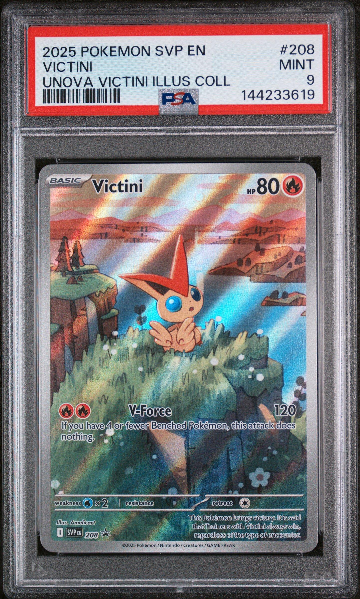 2025 Pokemon Svp En-sv Black Star Promo 208 Victini Unova Victini