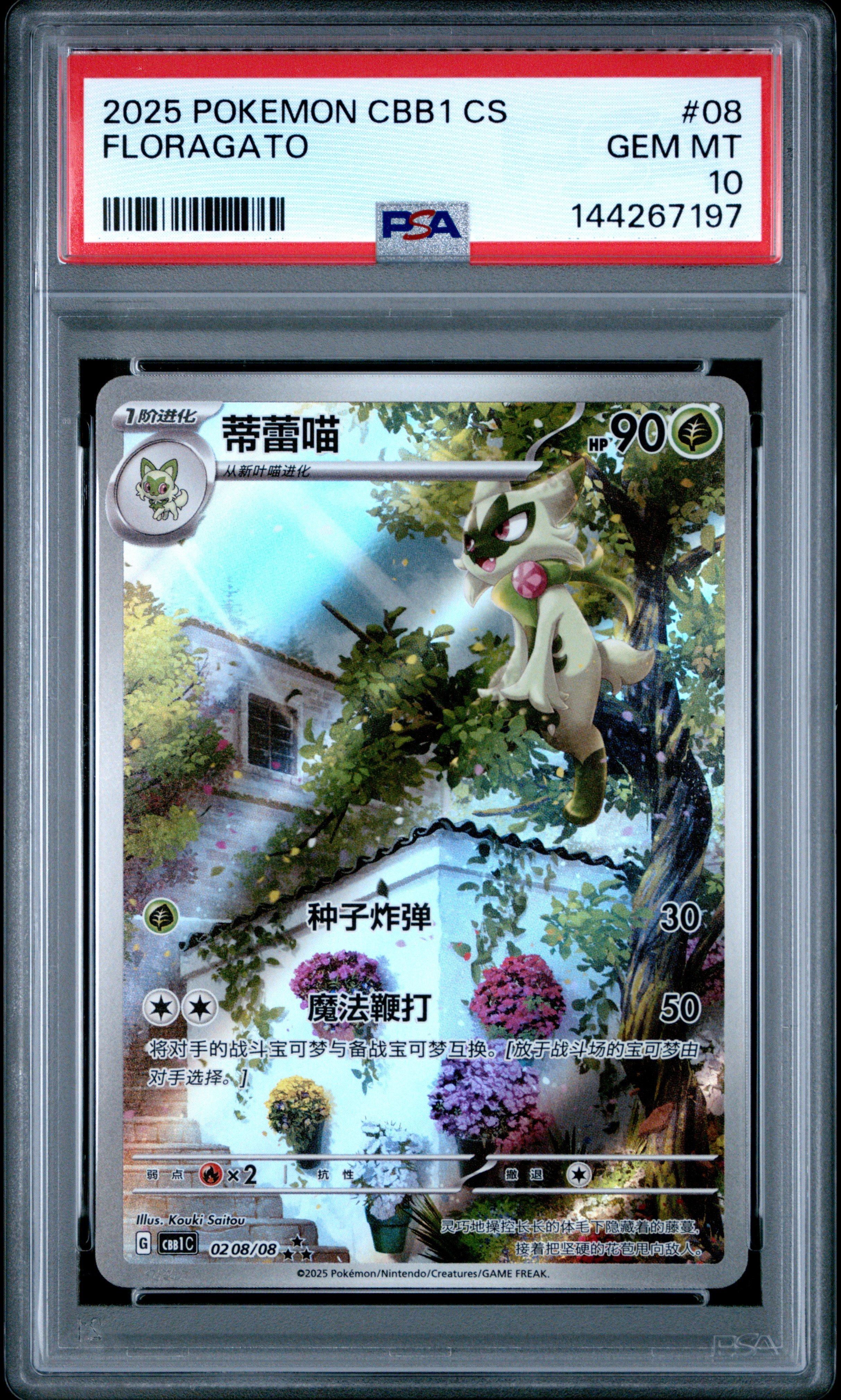 2024 Pokemon Japanese Sv5a-crimson Haze 078 Eevee Art Rare PSA 10