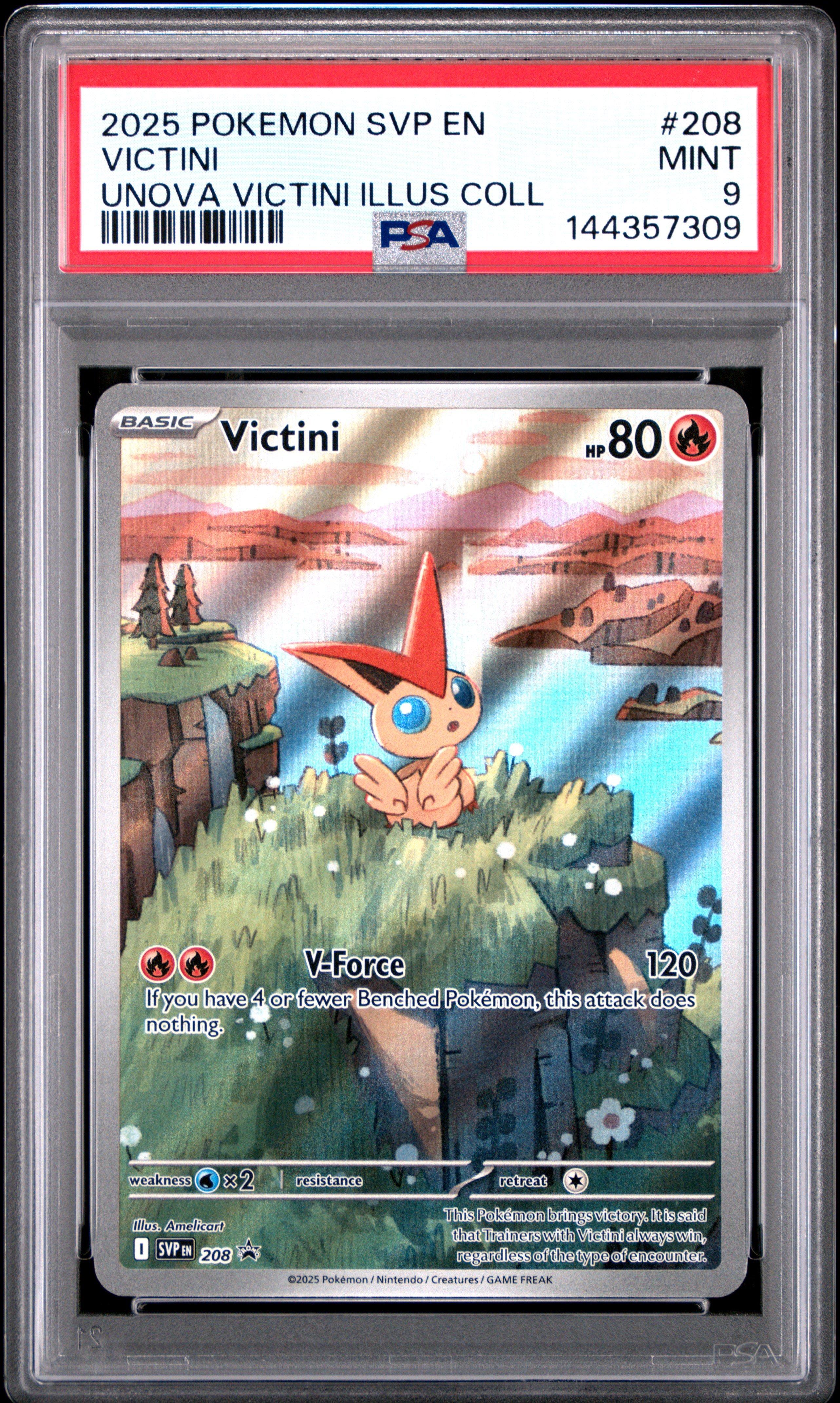 2025 Pokemon Svp En-sv Black Star Promo 208 Victini Unova Victini