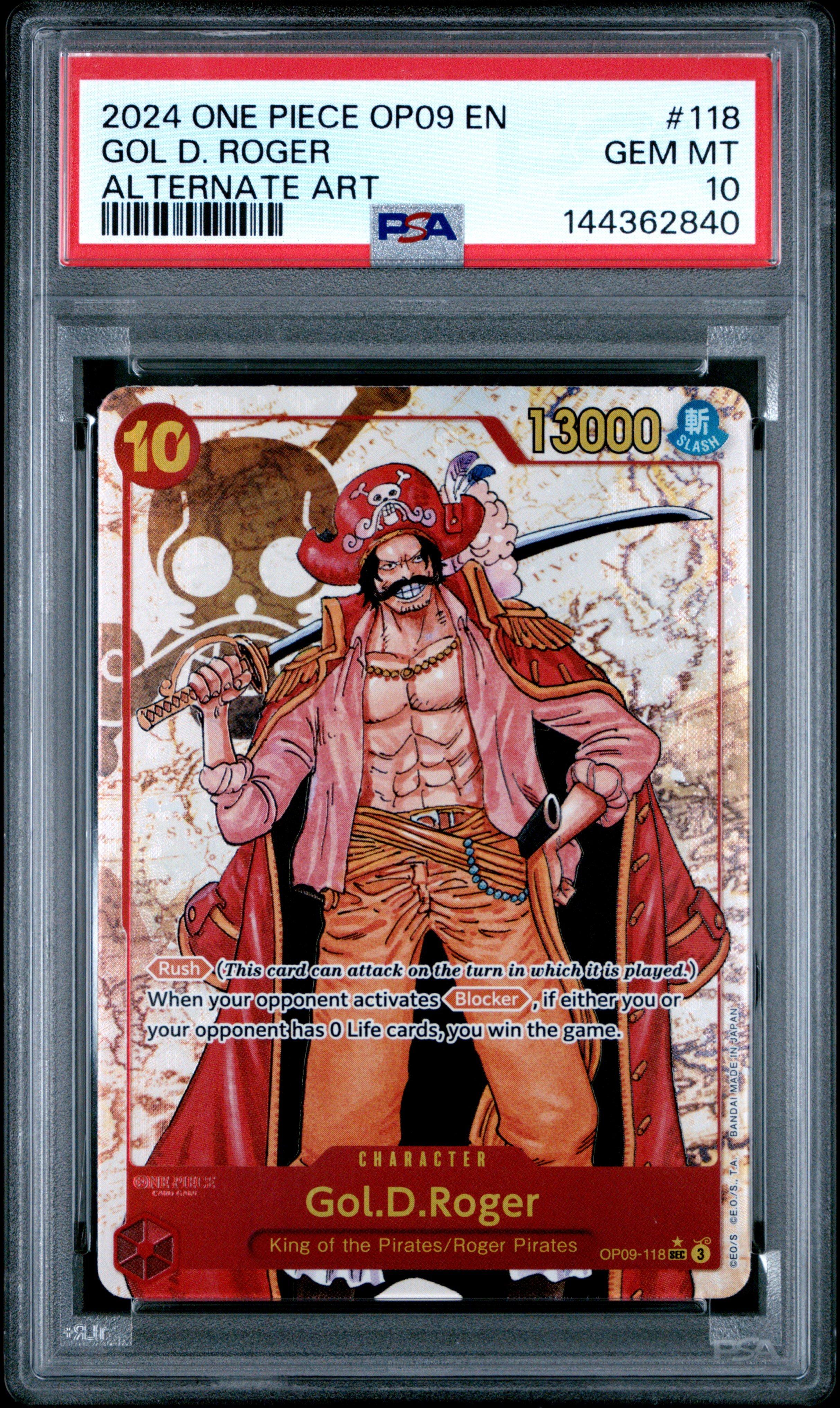2024 One Piece Op09-emperors In The New World 118 Gol D. Roger