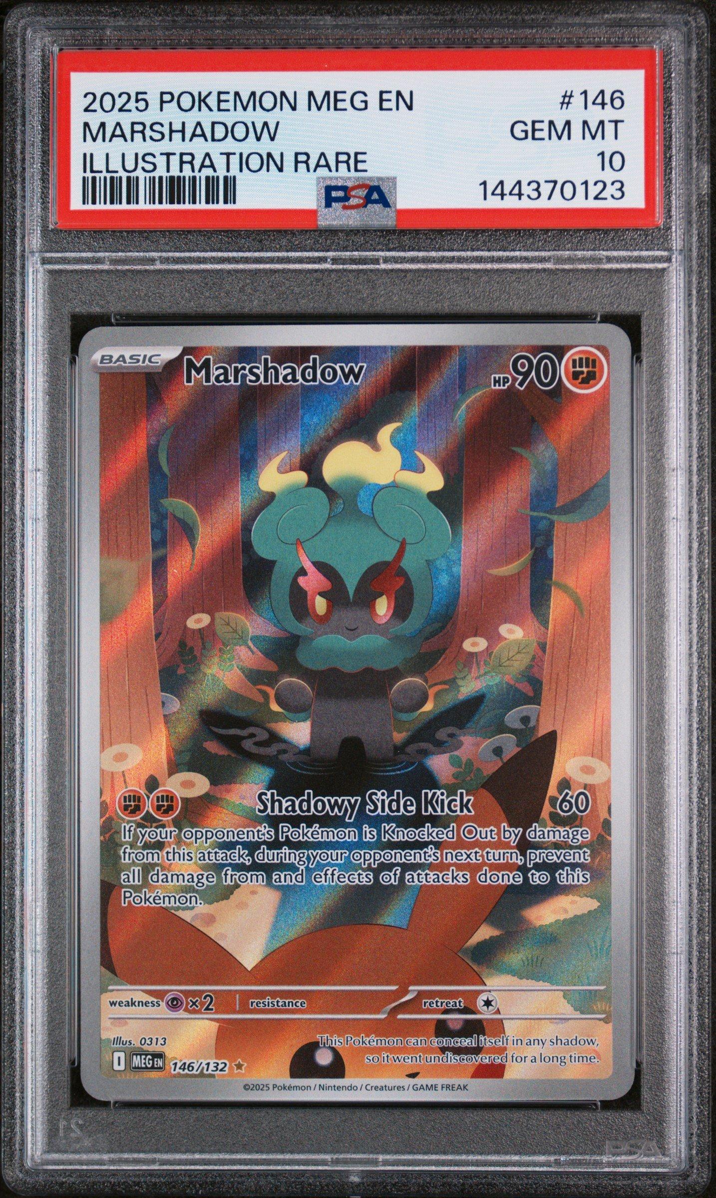 2025 Pokemon Meg En-mega Evolution 146 Marshadow Illustration Rare